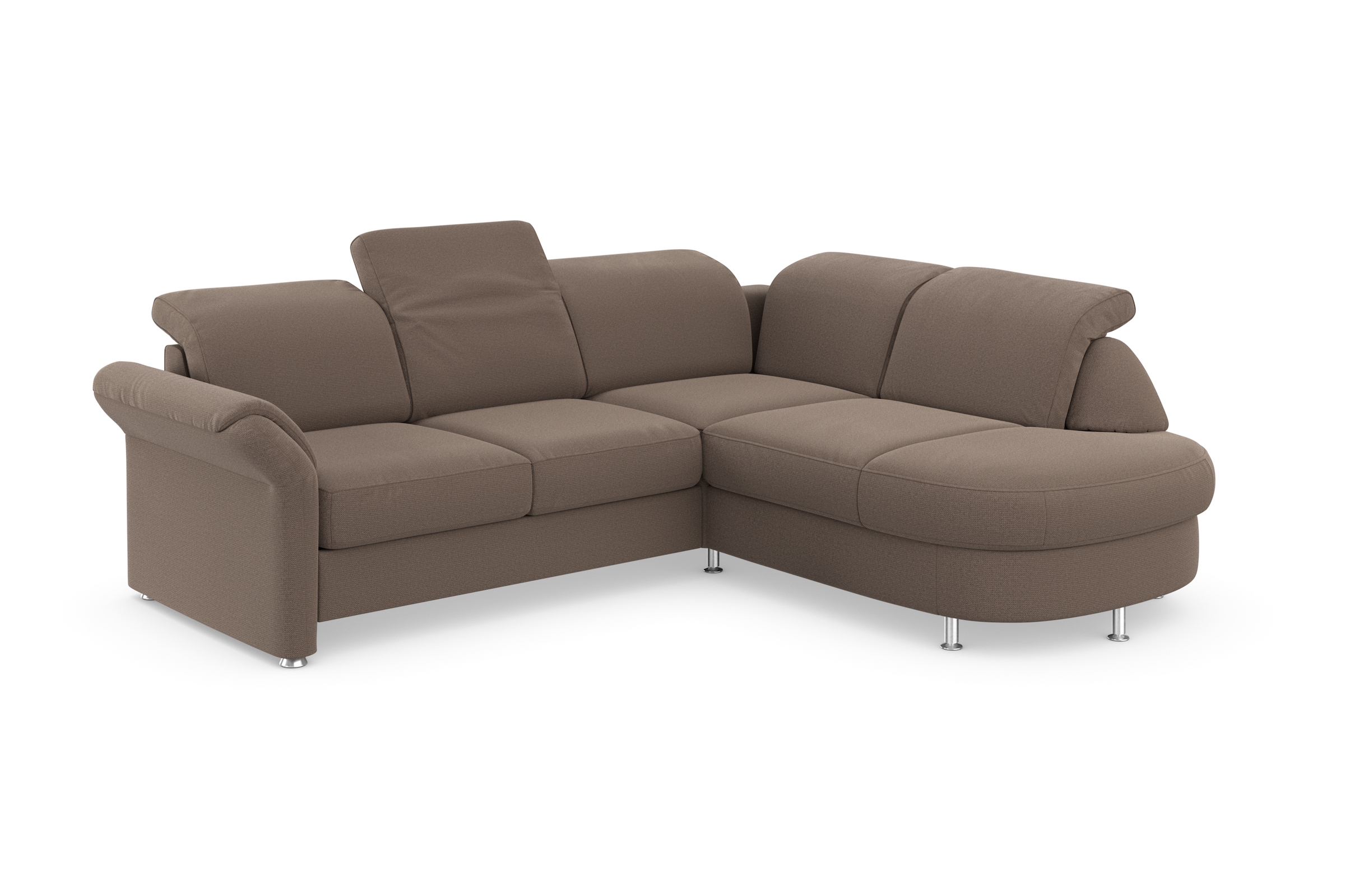 sit&more Ecksofa »Apulia L-Form«, wahlweise Bettfunktion, Bettkasten und Kopf- und Armteilverstellung