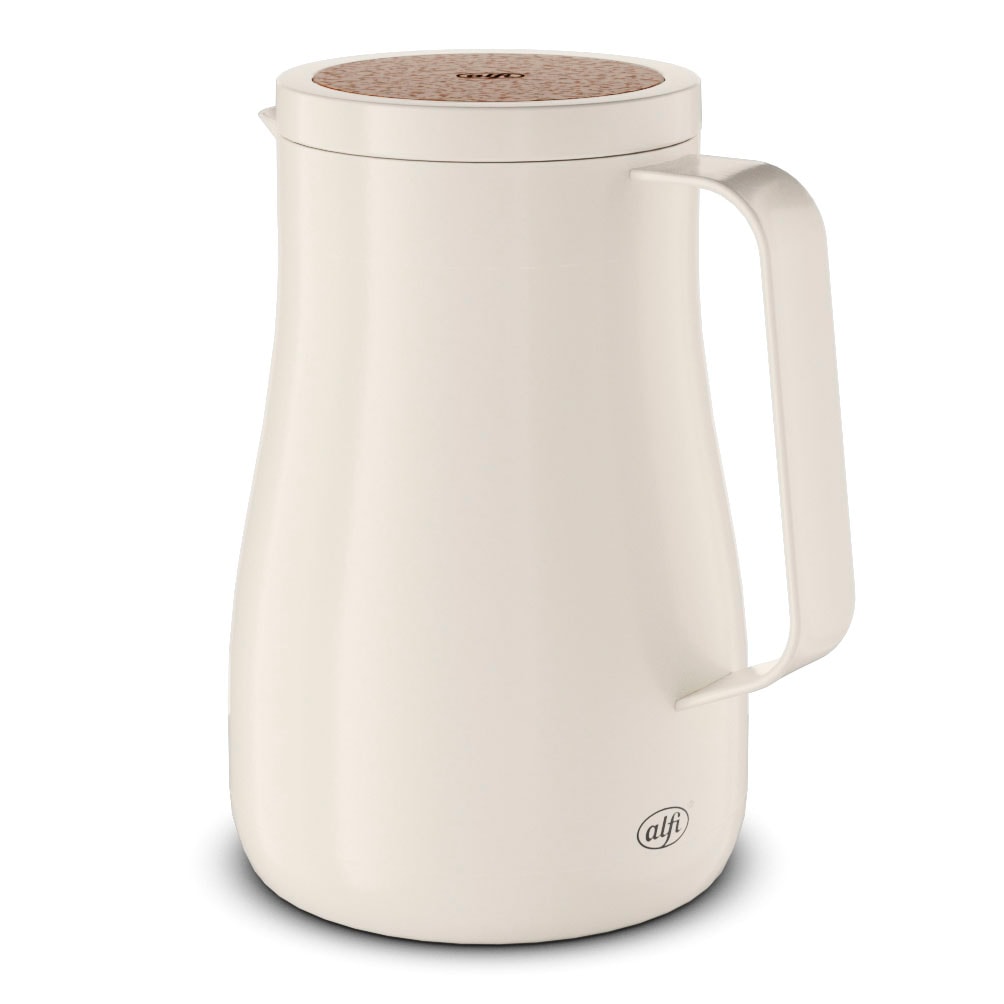 Alfi Isolierkanne »STUDIO TEA, aus doppelwandigem Edelstahl«, 0,7 l, (1 St.), 12h heiß & 24h kalt, ergonomischer Griff, große Öffnung