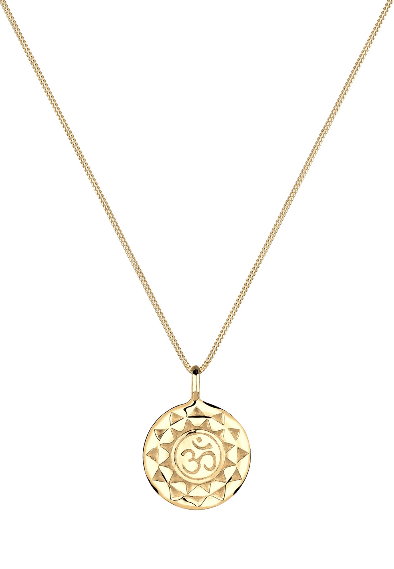 Elli Kette mit Anhänger »Yoga Mantra Om Symbol Talisman 925 Silber«