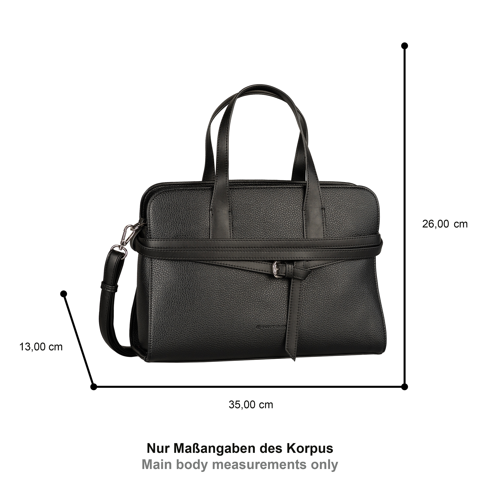 TOM TAILOR Shopper »Freya«, verziert mit schmalen, mehrlagigen Riemen und Metallschließe