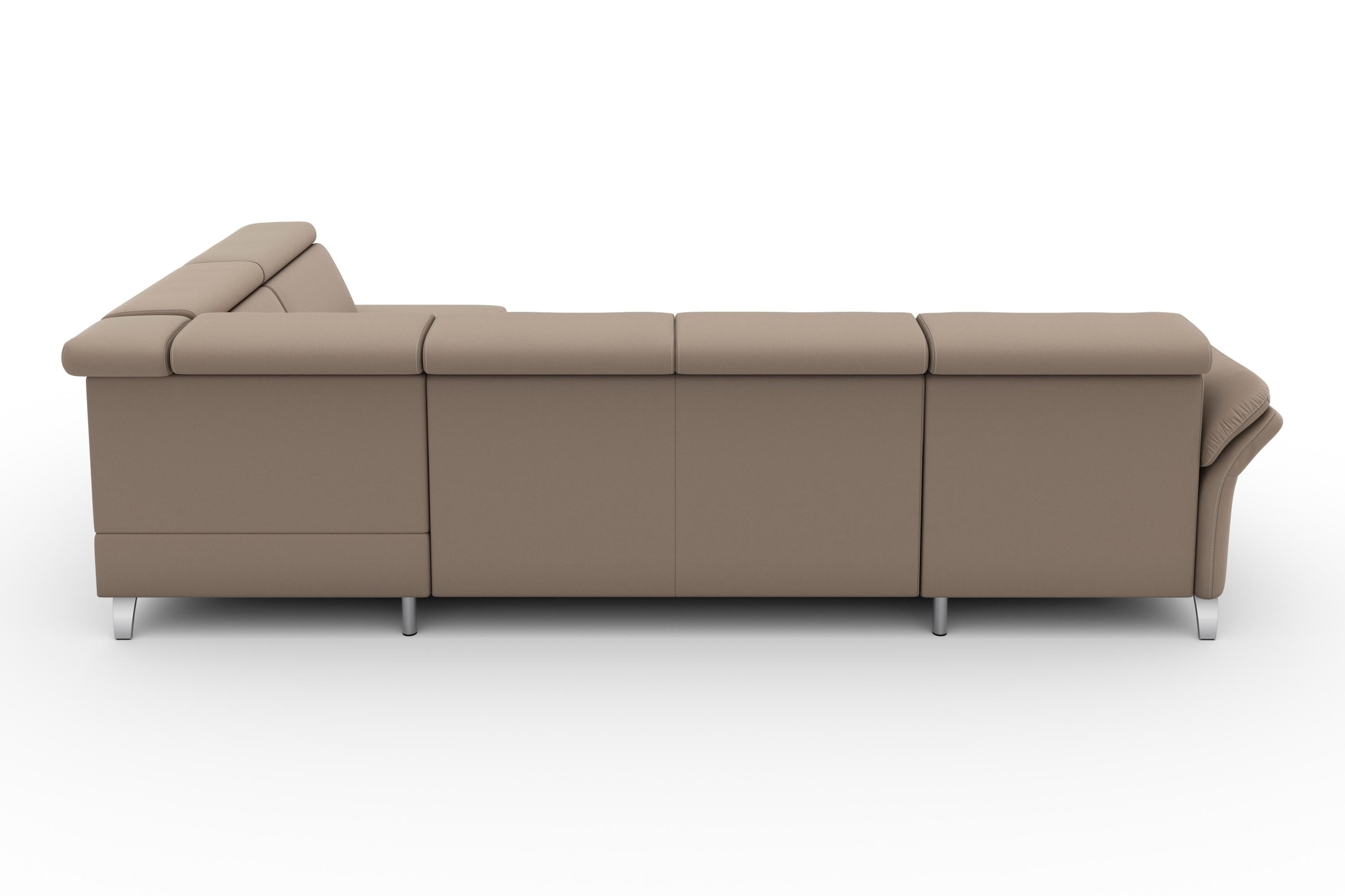 sit&more Wohnlandschaft »Vincenzo U-Form« inklusive Kopfteilverstellung, wahlweise mit Bettfunktion, Bettkasten