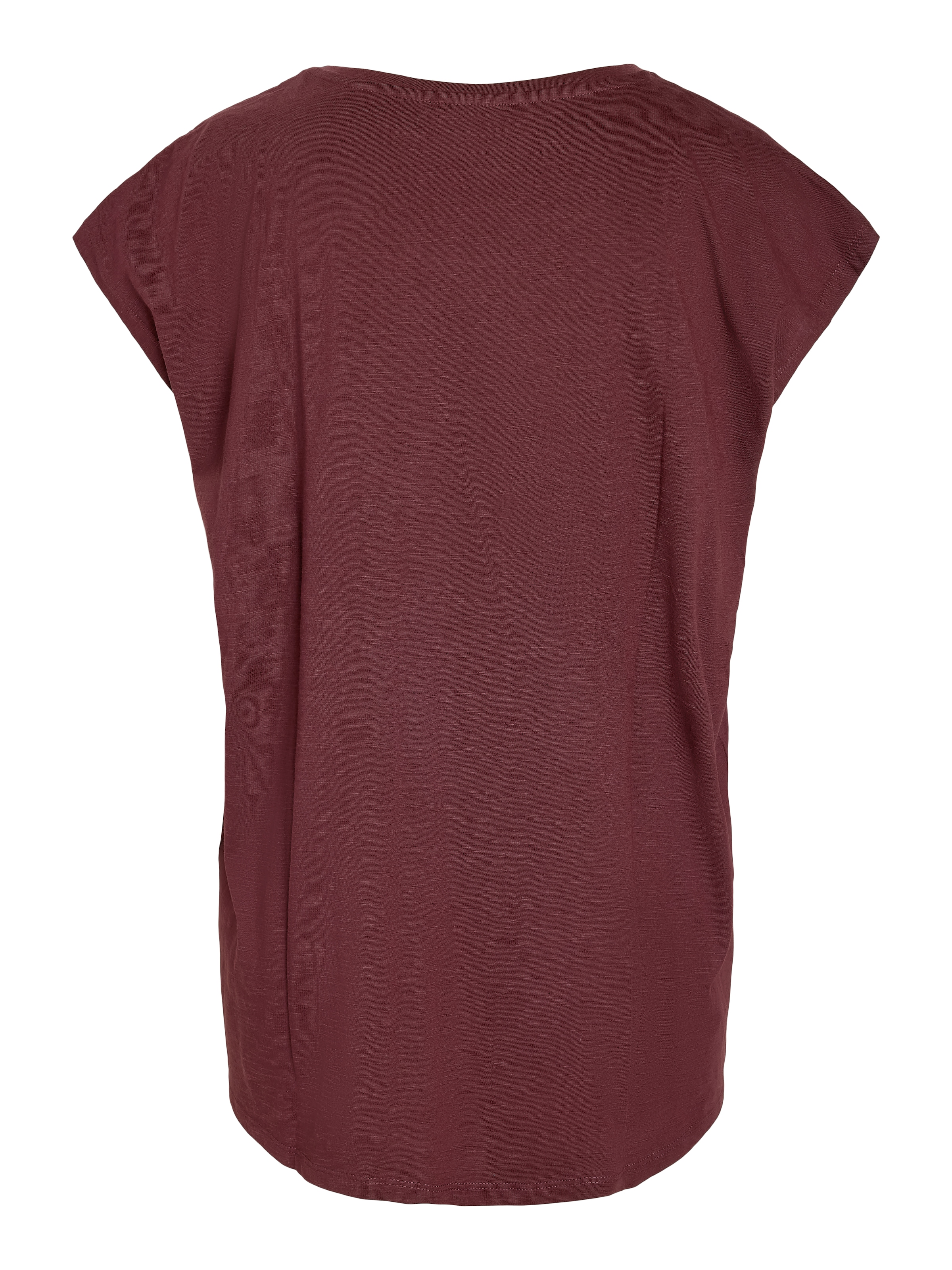 Noisy may Kurzarmshirt »NMMATHILDE S/S LOOSE LONG TOP NOOS« Baumwollmischung, relaxed fit