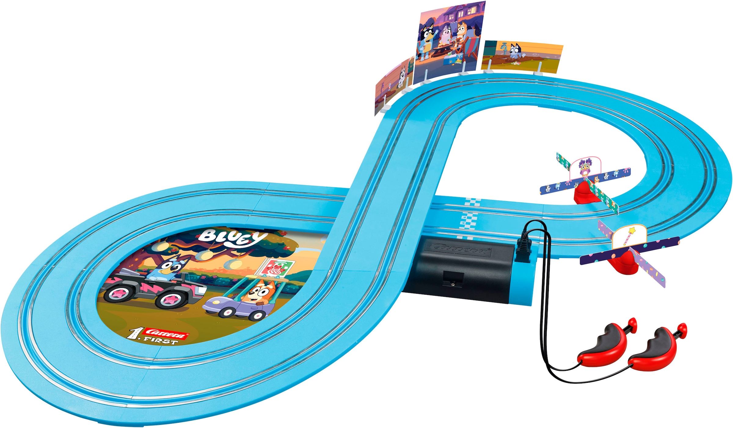 Carrera® Autorennbahn »Carrera First Bluey & Bingo Race«