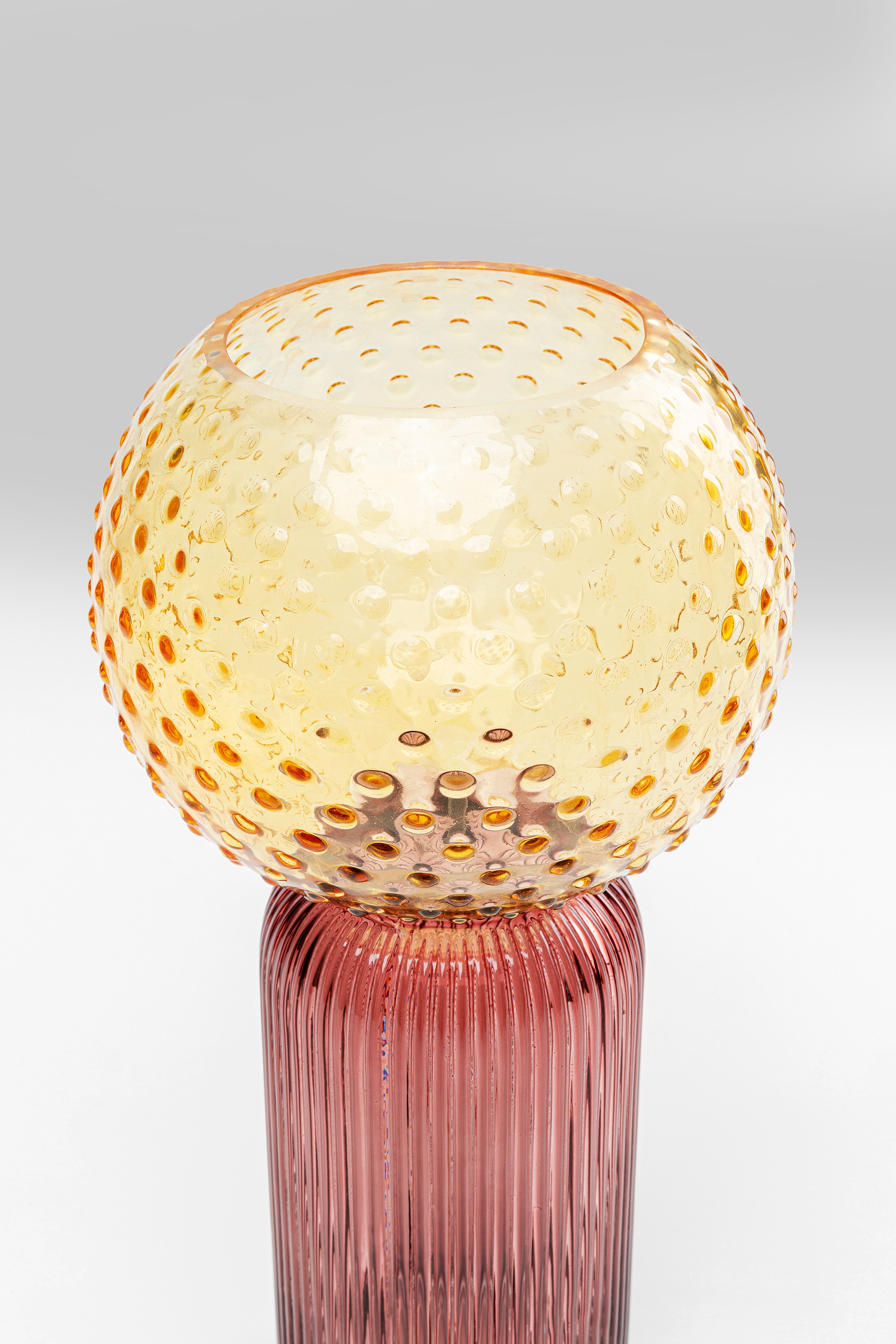 Kare Design Tischvase »Vase Marvelous Duo Gelb Lila 31cm«