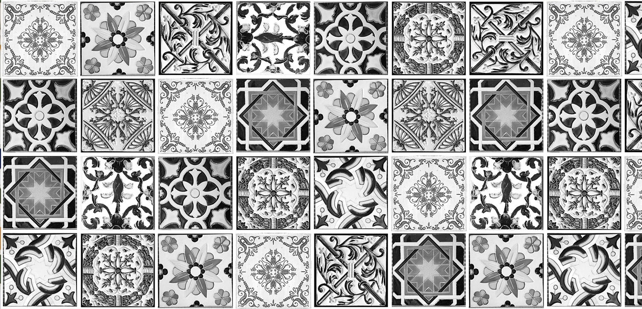 EXPRESS KÜCHEN Küchenrückwand »Retro 1« grau