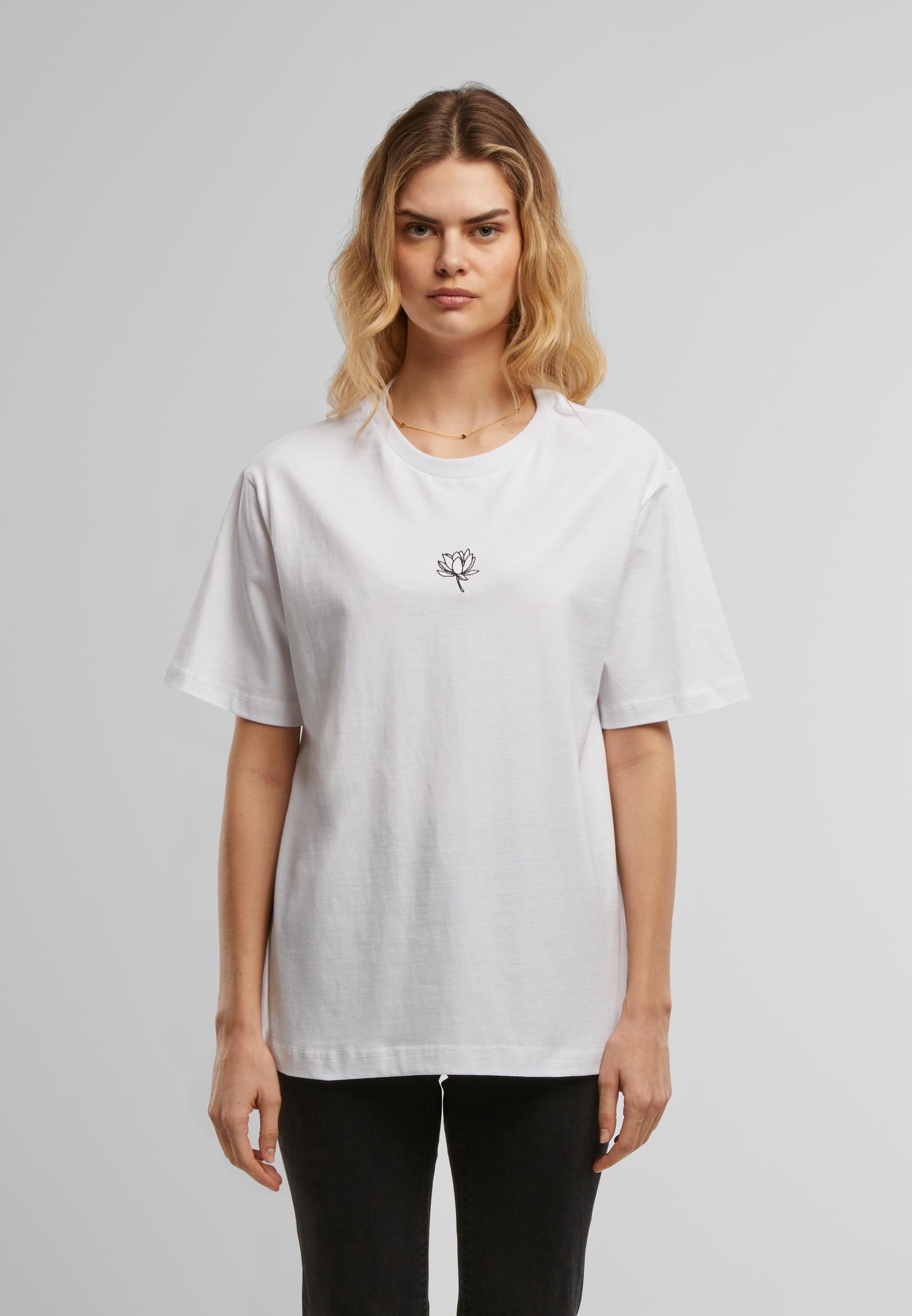 Miss Tee T-Shirt »Miss Tee Lotus EMB Tee« 1 Stk.