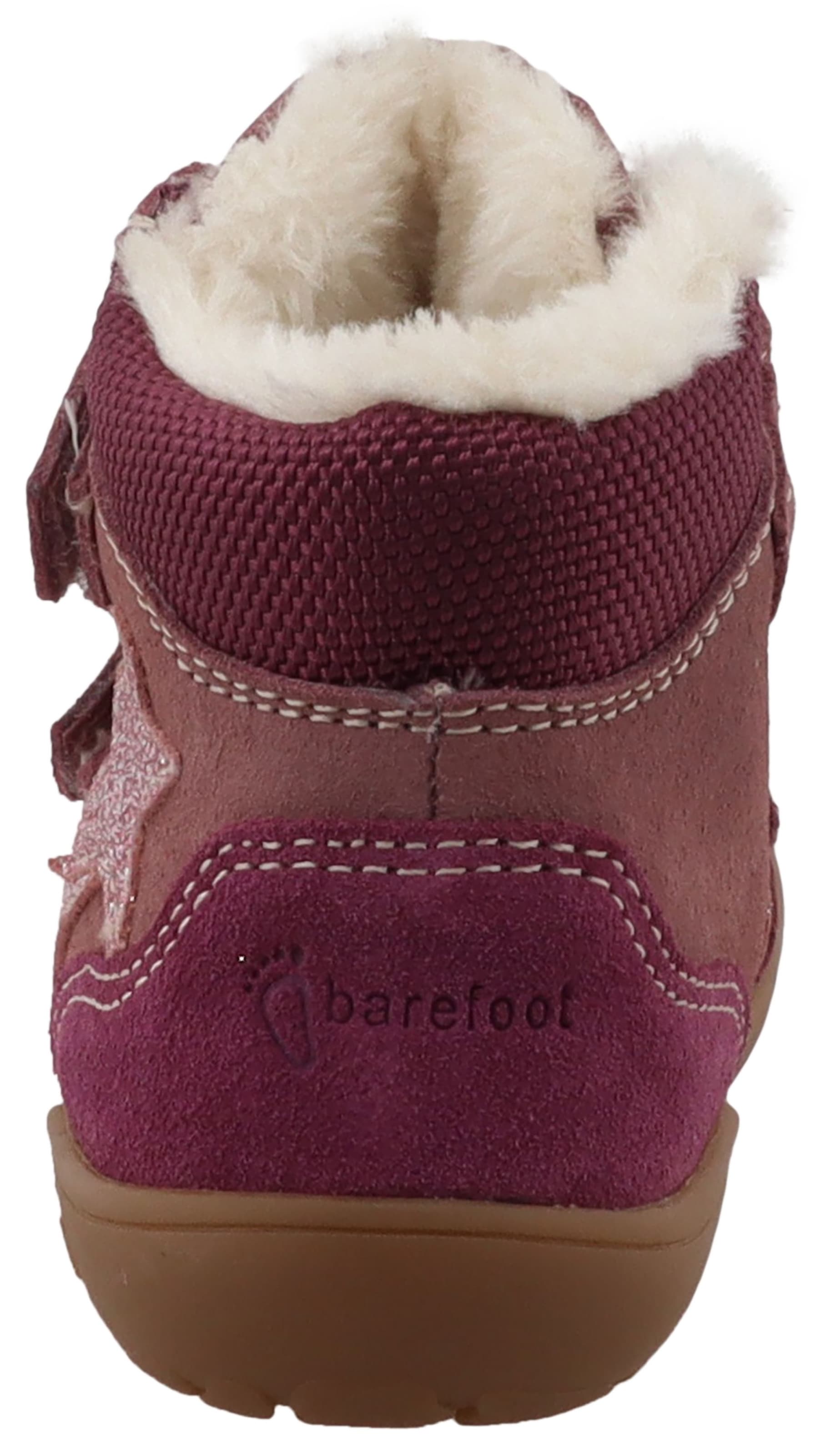Lurchi Barfußschuh »Jikki Barefoot-TEX«  Winterboots mit Glitzer-Stern, Größenschablone zum Download