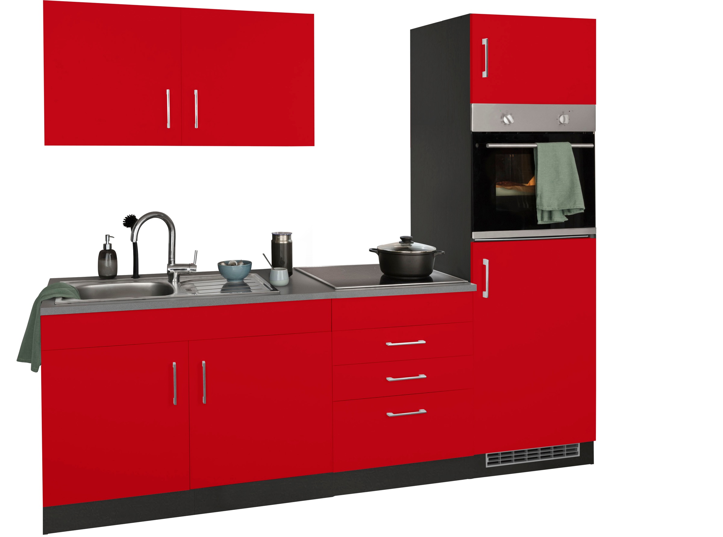 KOCHSTATION Küchenzeile »KS-Paris – Küchen mit einzigartigen Fotomotiven au günstig online kaufen