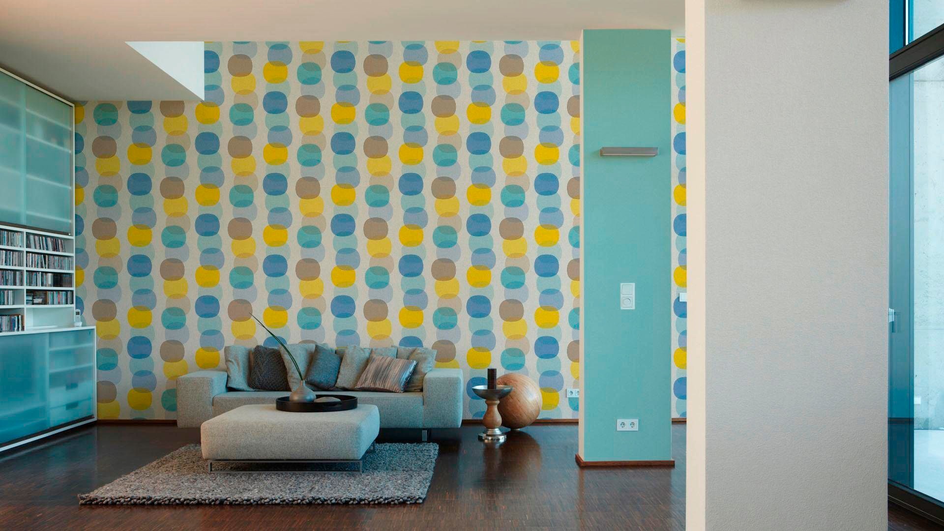 living walls Vliestapete »Pop Colors«, unifarben-uni-gemustert-neutral-einfarbig, Tapete Einfarbig glatt