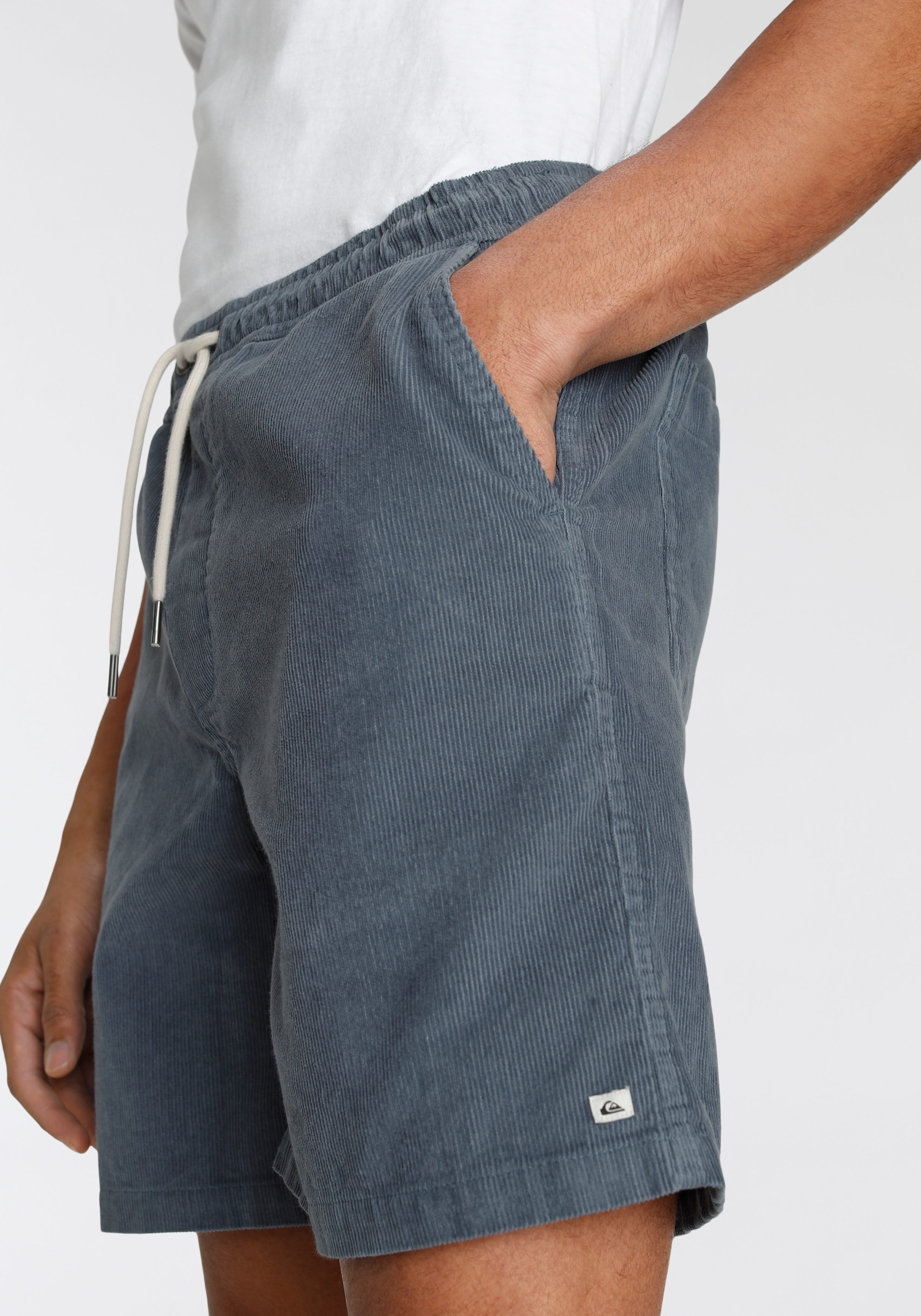 5. Bild von Quiksilver Bermudas »Herren Cordbermudas mit Gummizugbund und Bindeband«