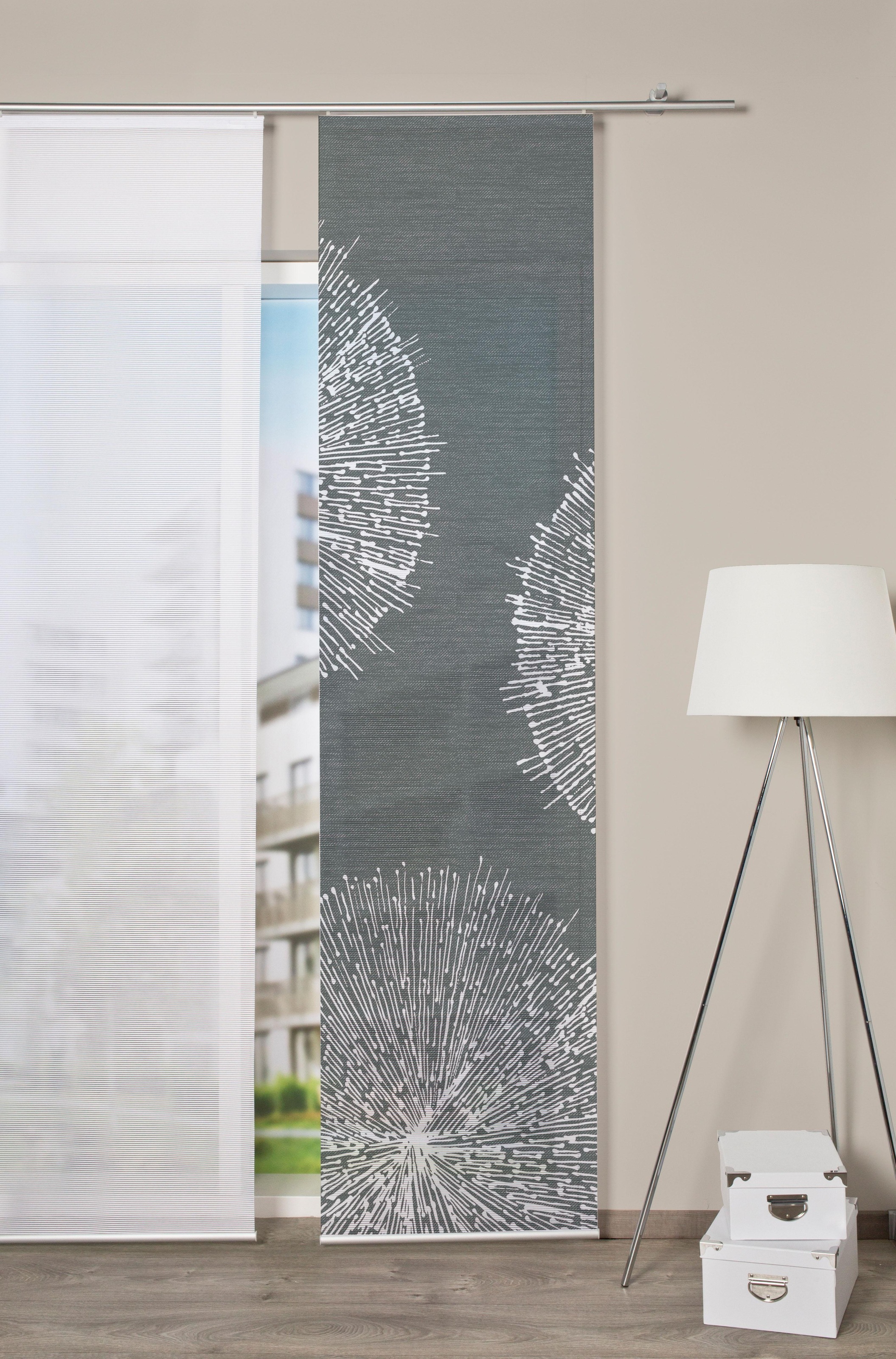 Vision S Schiebegardine »CRESTON«, (1 St.), HxB: 260x60, Schiebevorhang Bambusoptik Digitaldruck