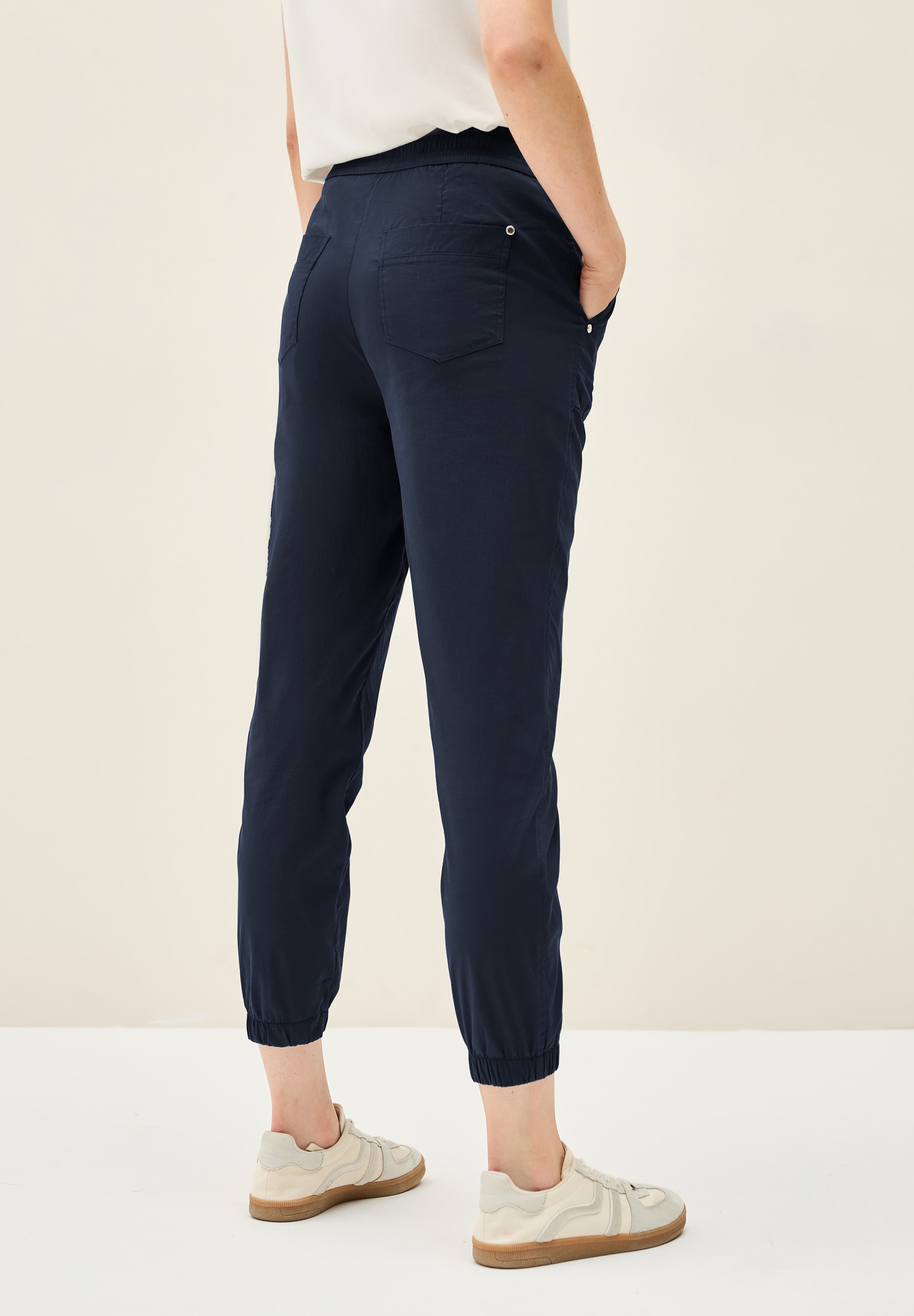 Cecil Cargohose »Style Tracey«, mit elastischer Bund mit Tunnelzug