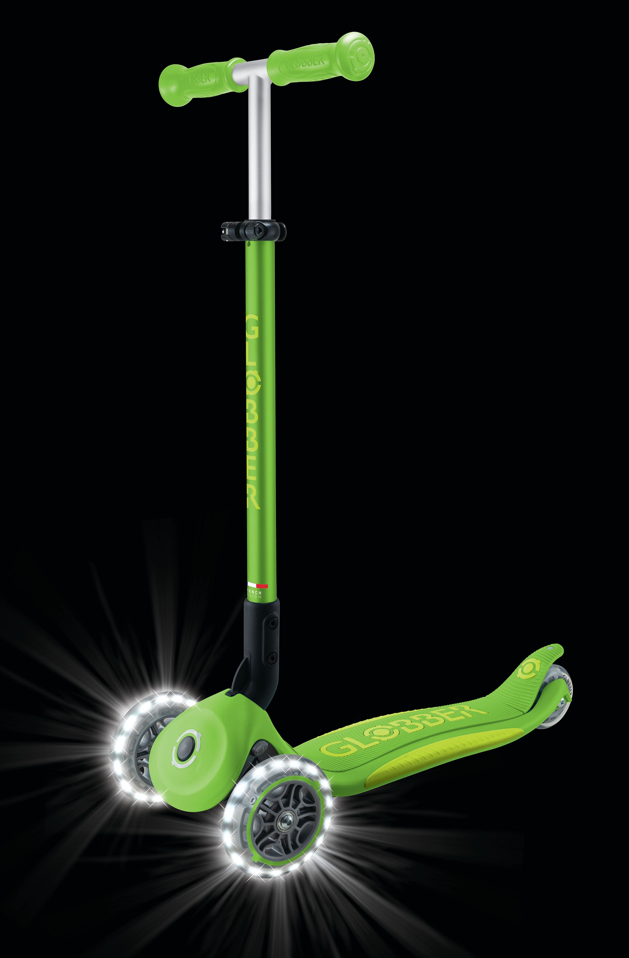 Globber Tretroller »GLOBBER ELITE LIGHTS, mit Leuchtrollen«