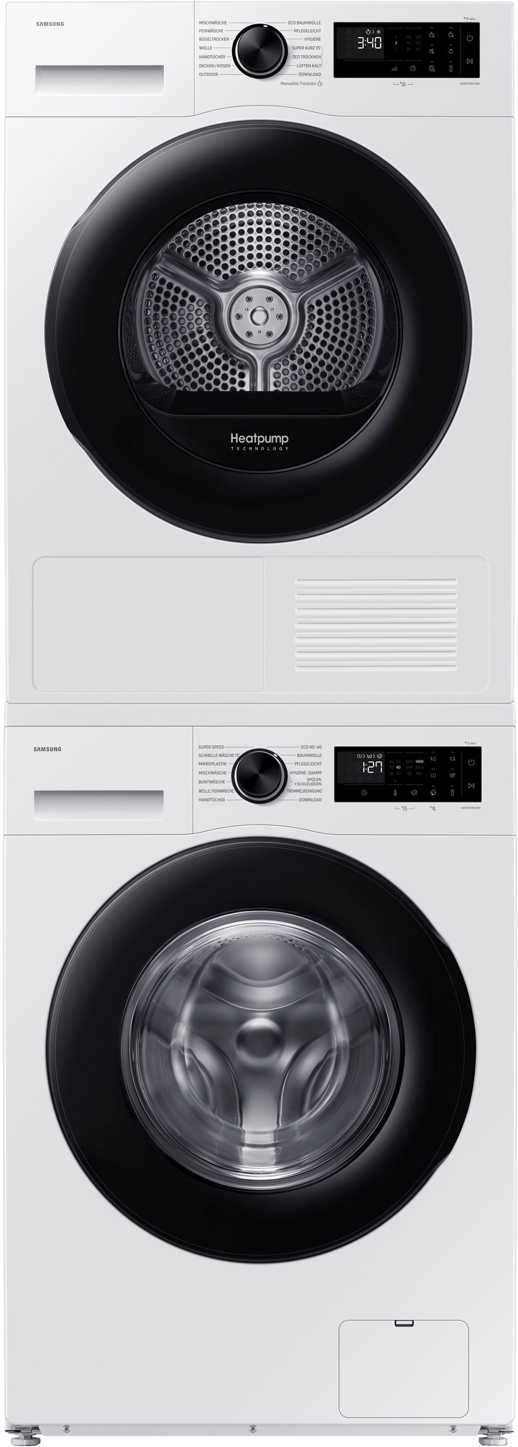 Samsung Waschmaschine WW5000F »WW1EFG5U34AEEG« 10 kg 1400 U/min AI Ecobubbleᵀᴹ - Effizient und schonend waschen
