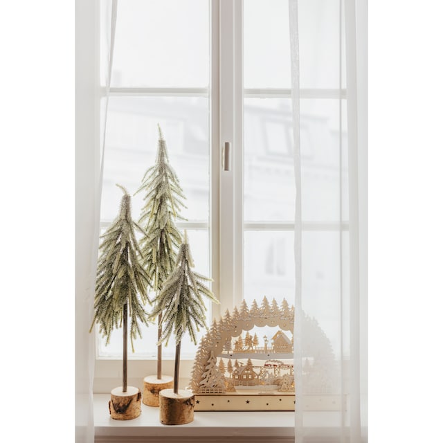 my home LED Schwibbogen »Evelyn, Weihnachtsdeko«, aus Holz, mit  Dorflandschaft und Zug, Höhe ca. 32 cm online bestellen