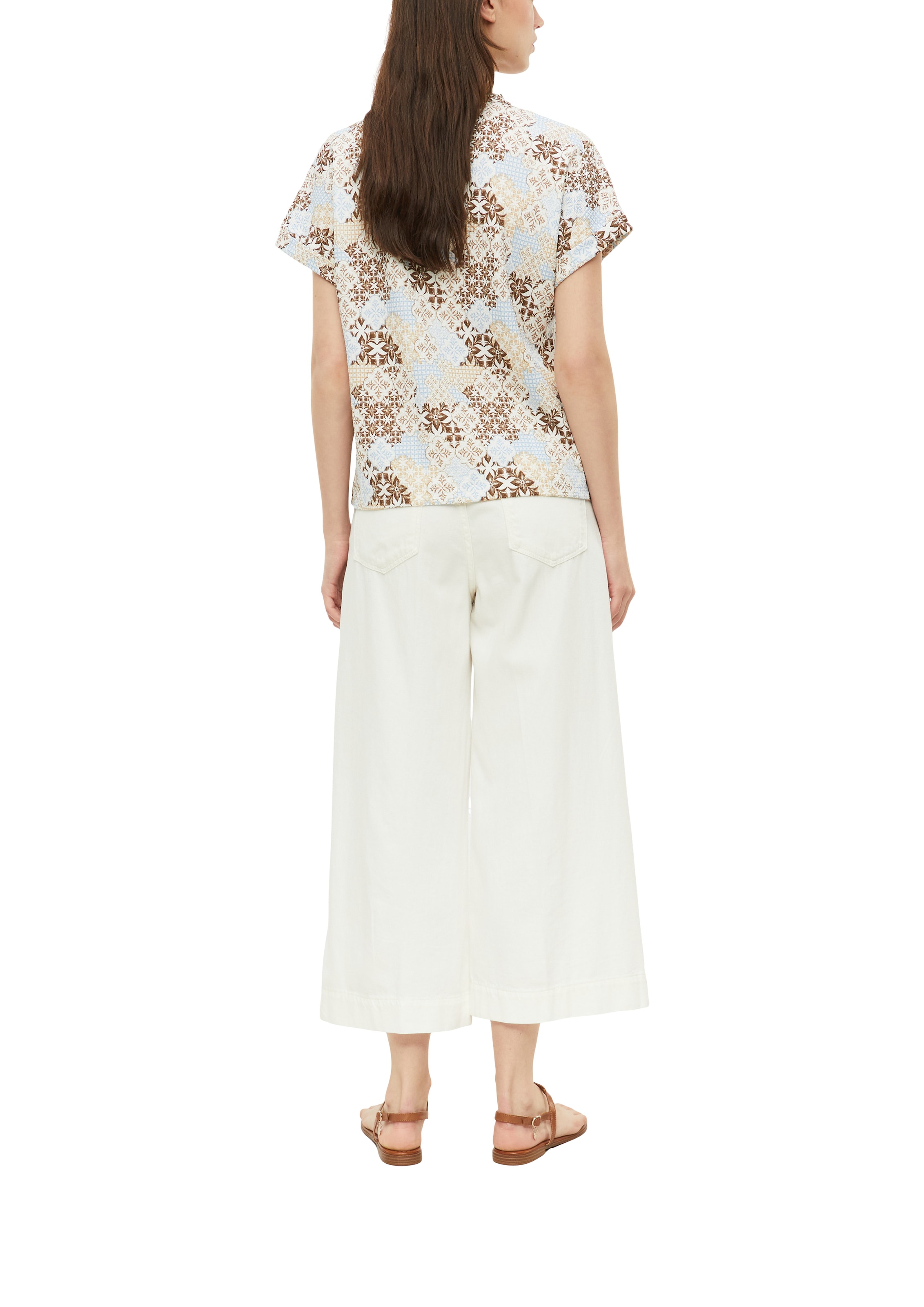 s.Oliver Blusenshirt Kurzarm Sommerbluse