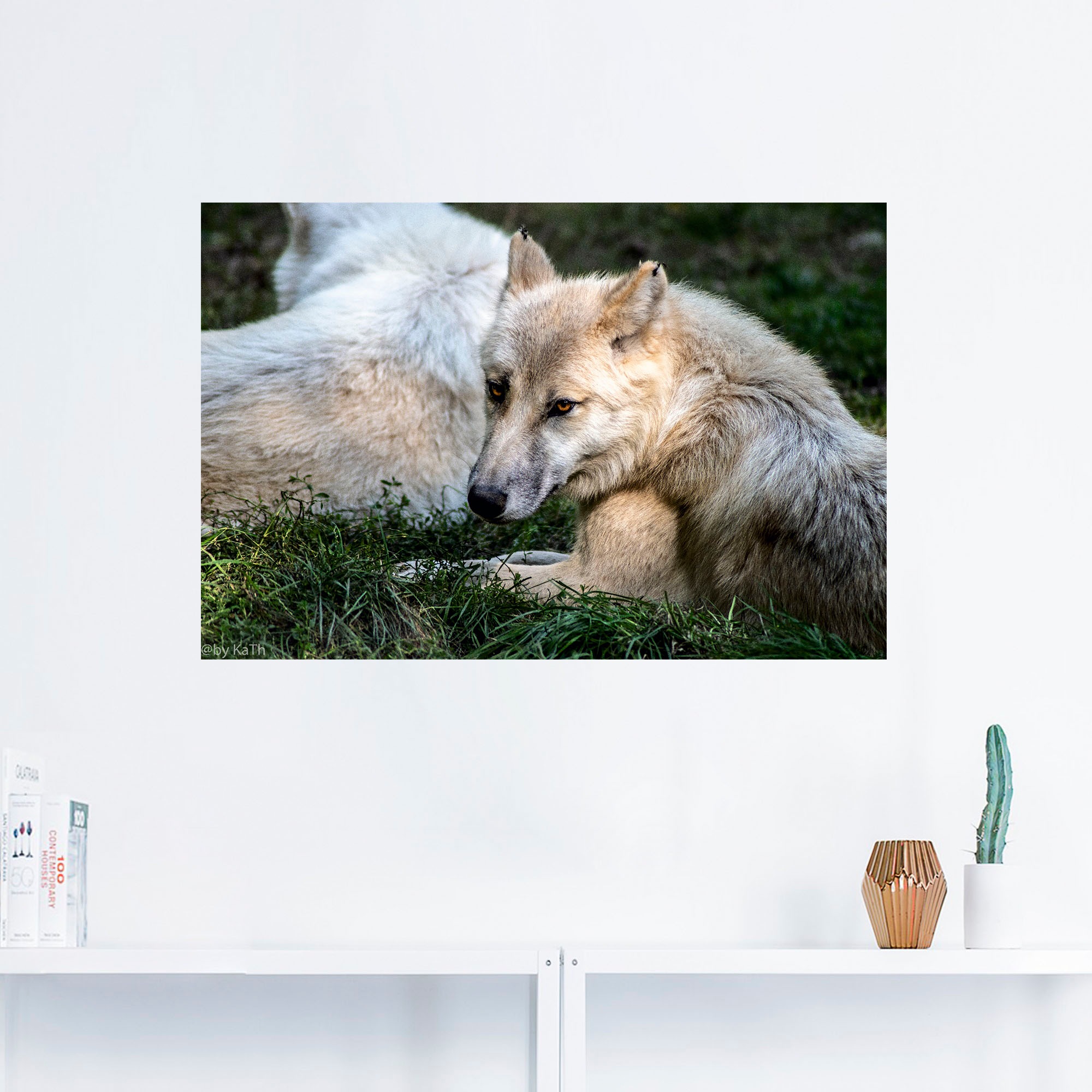 Artland Wandbild »Wolf II«, Wolfbilder, (1 St.), als Alubild, Leinwandbild, Wandaufkleber oder Poster in versch. Größen