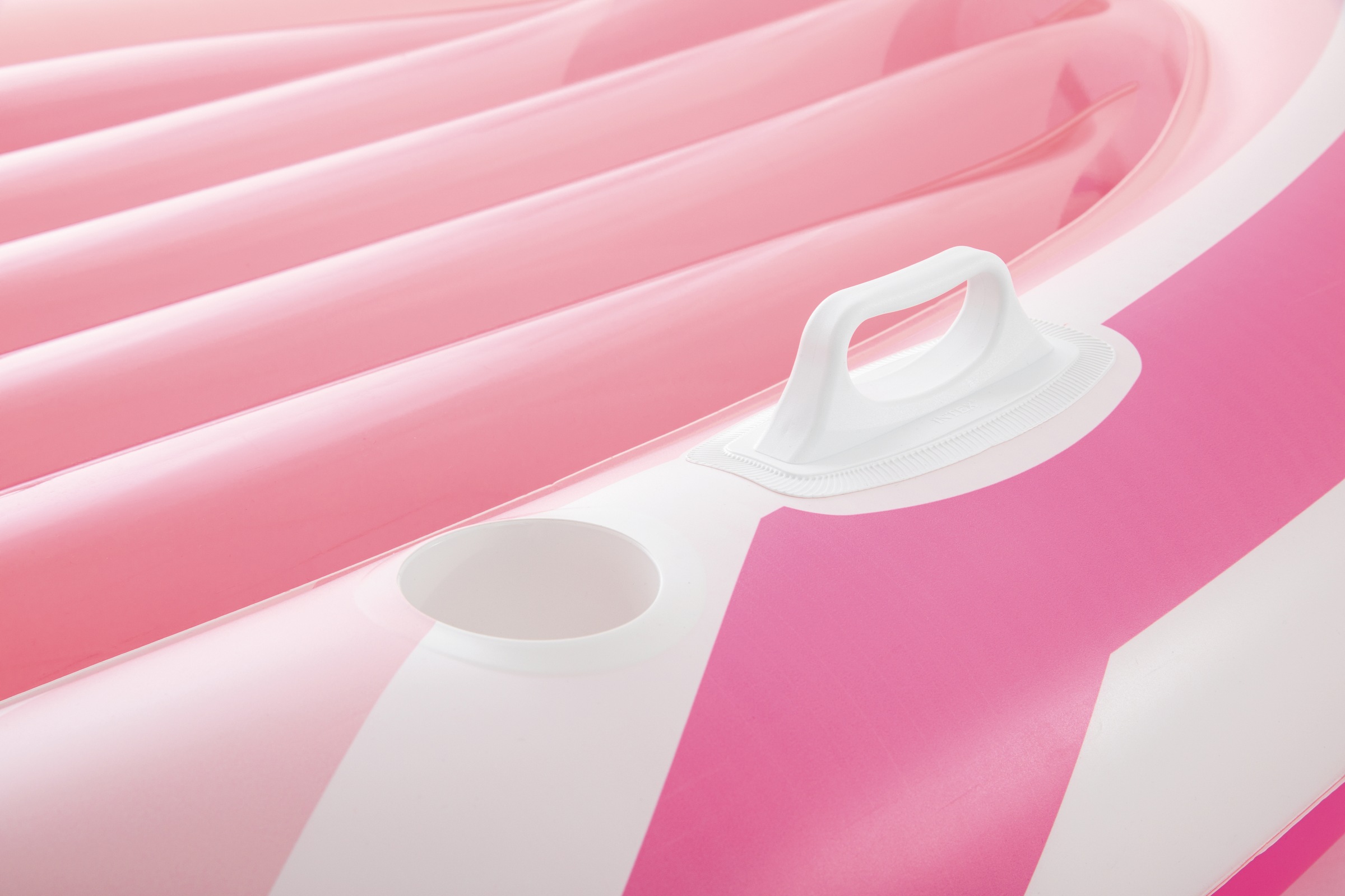 Intex Badeinsel »»PINK PARADISE BOAT FLOAT««, mit Reparatur-Set und Getränkehalterung