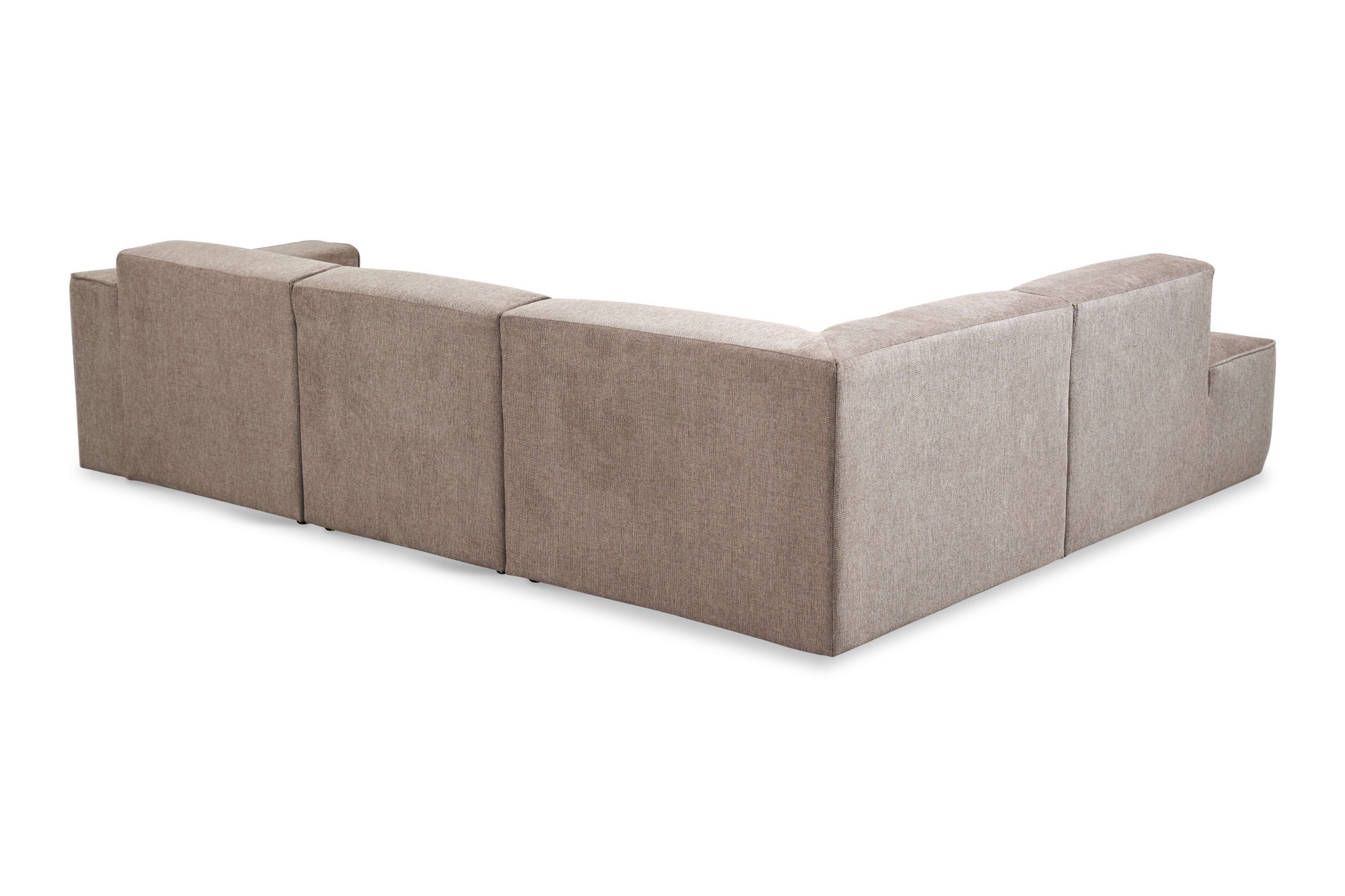 andas Ecksofa »Noord«, mit Kedernaht, in einem Soft-Touch Bezug