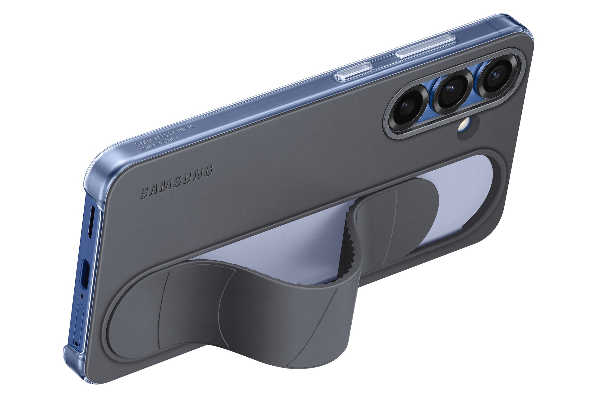 Samsung Handyhülle »Standing Grip Case für Samsung Galaxy S25«, Backcover, Schutzhülle, Handyschutzhülle, Case, Schutzcase, stoßfest