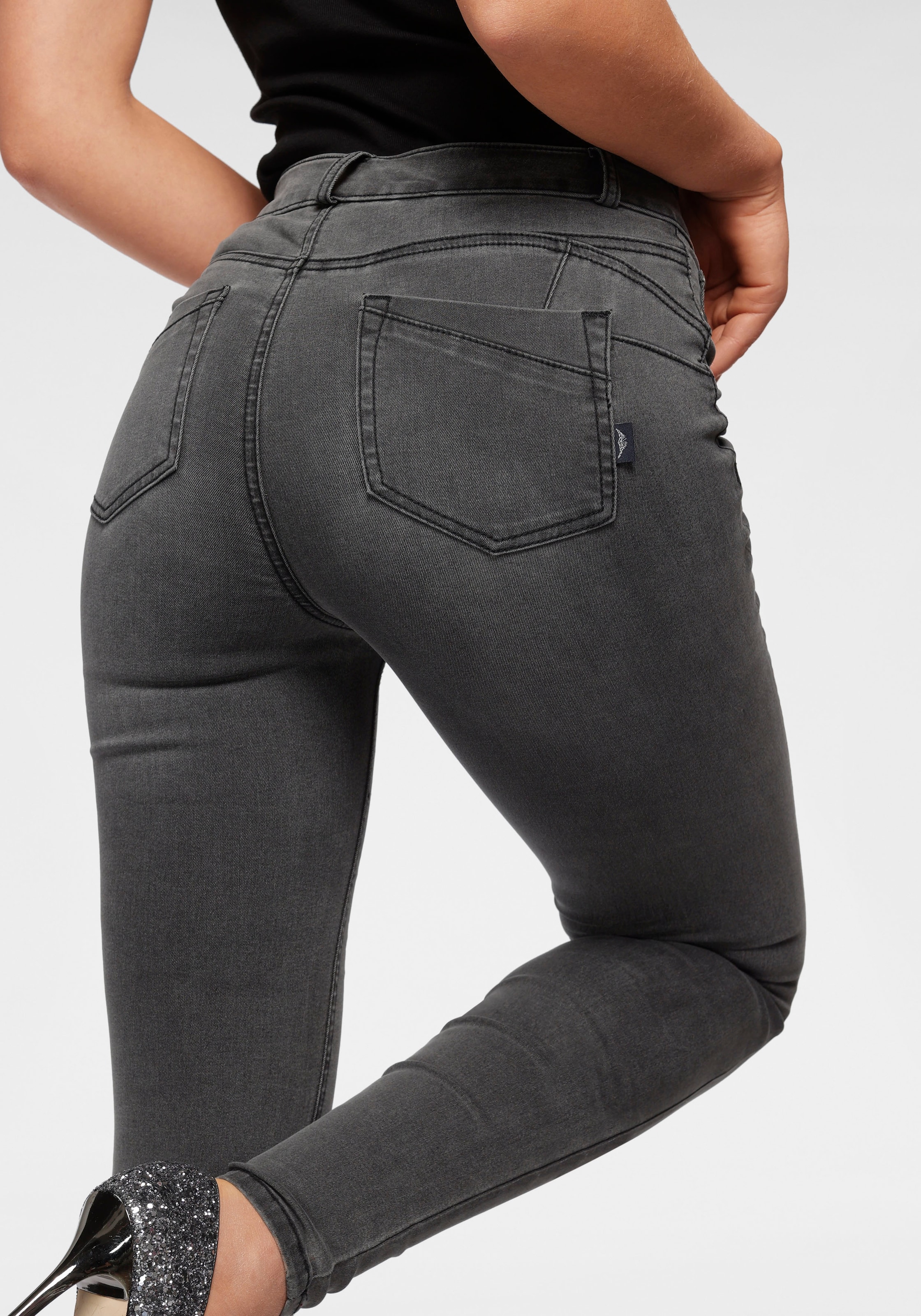 Arizona Skinny-fit-Jeans »Ultra Stretch«, skinny-fit, betonte Taille, shaping-Effekt, high Waist