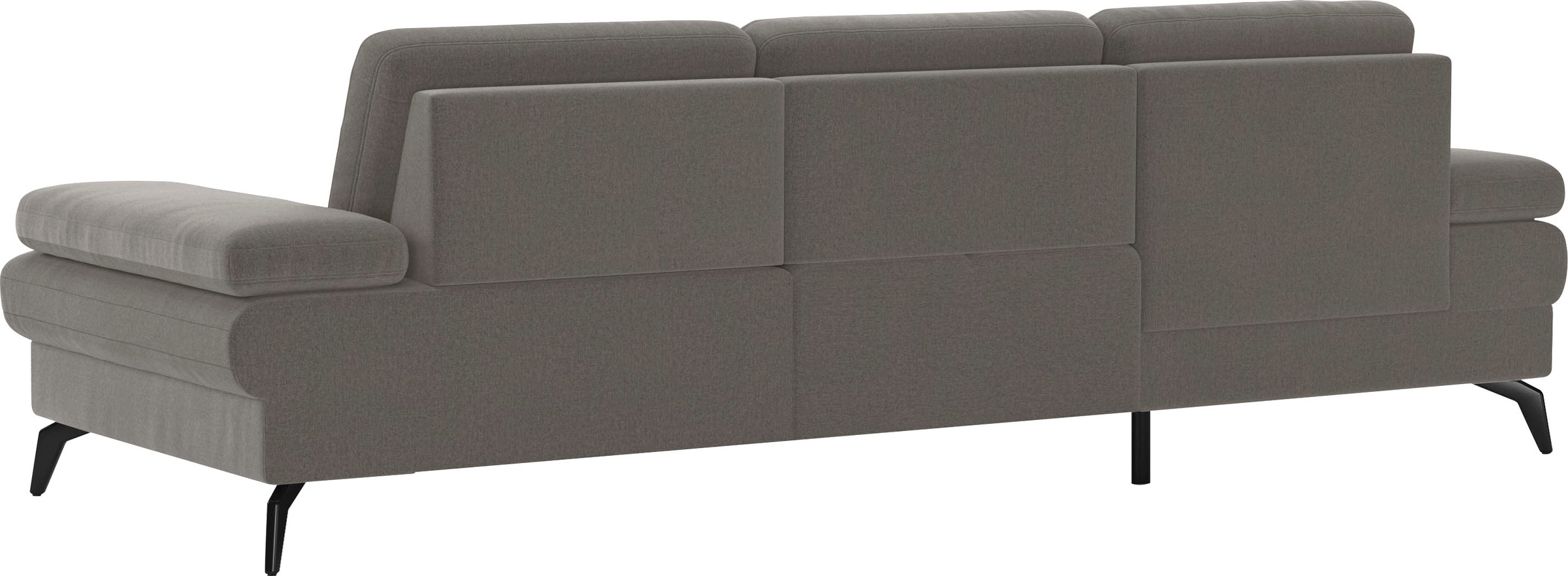 sit&more Ecksofa »Morris L-Form, inkl. Sitztiefenverstellung«, wahlweise mit Armteilverstellung, Bettfunktion & Bettkasten