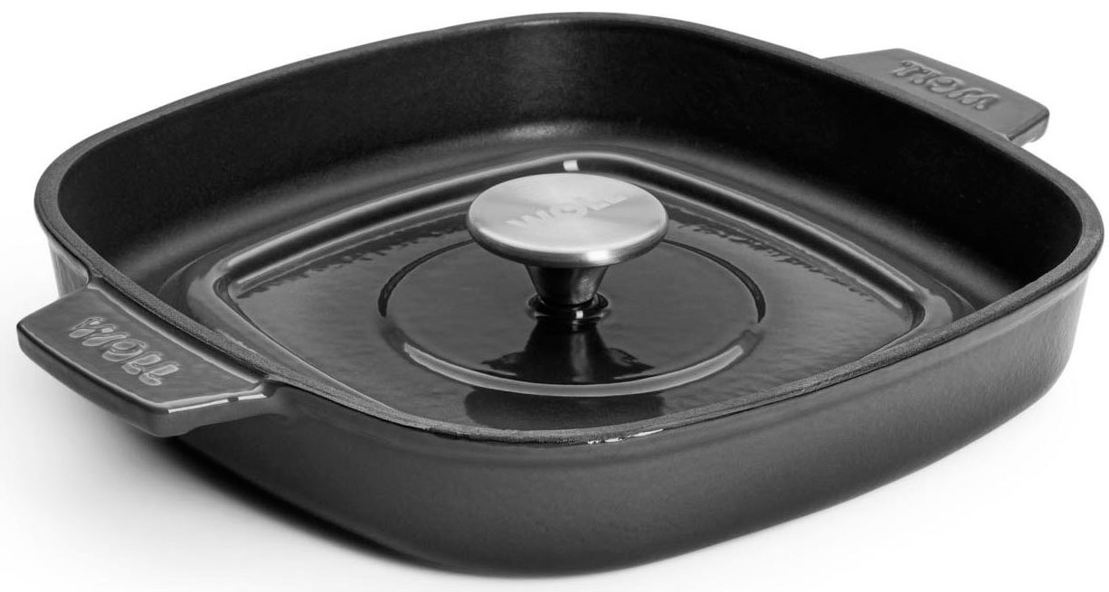 WOLL Grillpfanne »Iron«, Gusseisen, (1 tlg.), 24x24 cm, Induktion