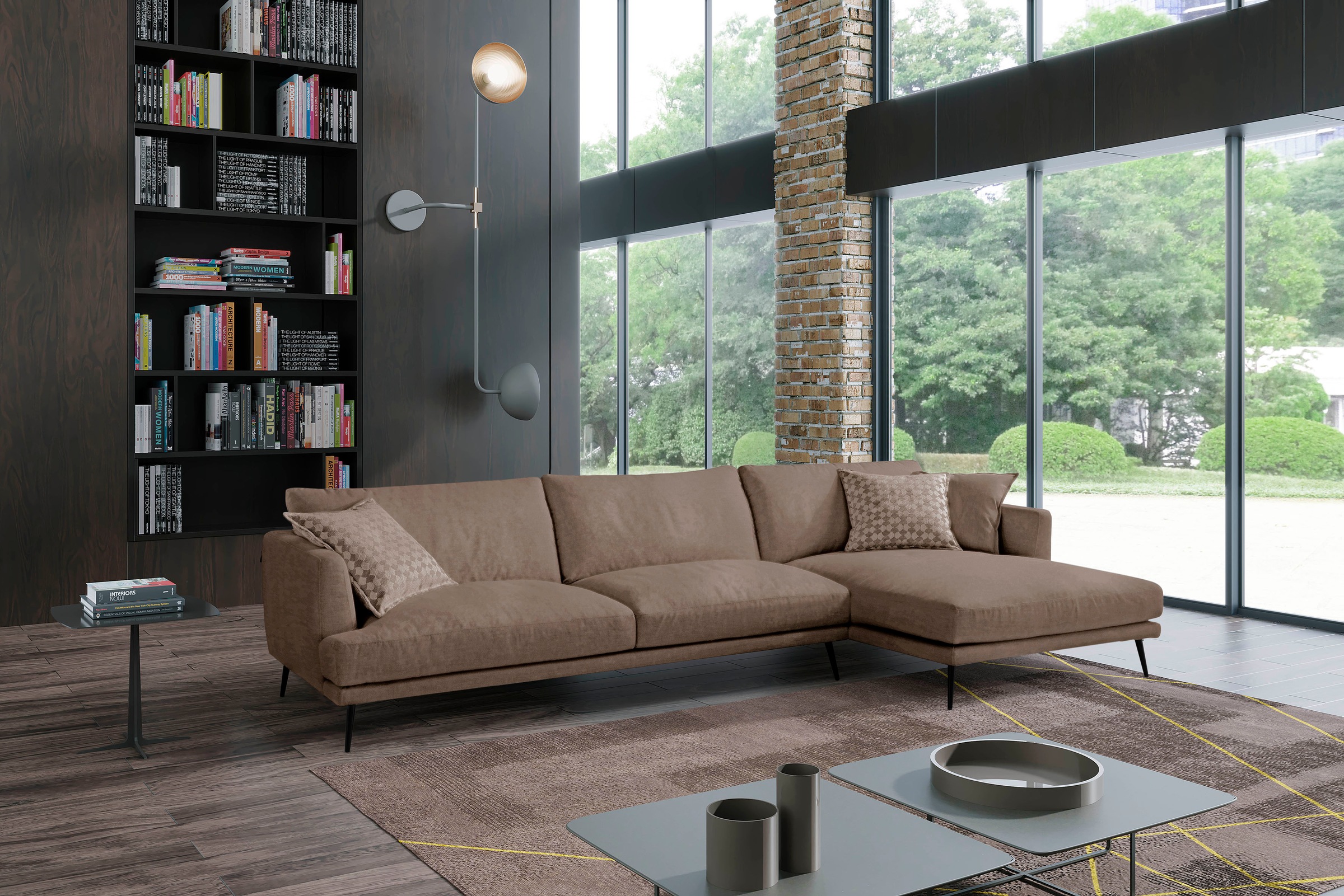 Egoitaliano Ecksofa »Sophia, Designsofa mit extrakomfortablem Sitzkomfort, günstig online kaufen