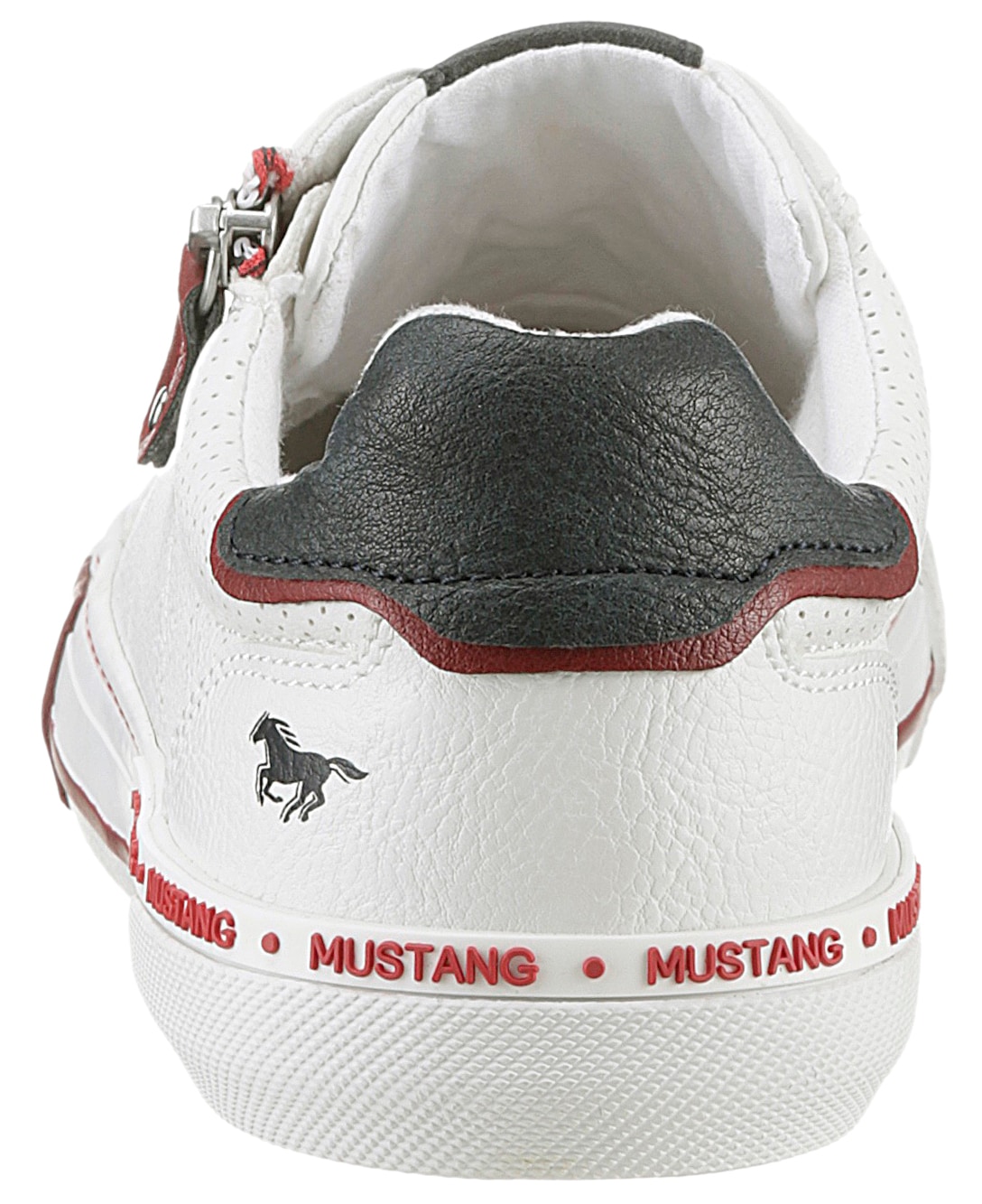 Mustang Shoes Sneaker, weicher Schaftrandpolsterung, Freizeitschuh, Halbschuh, Schnürschuh