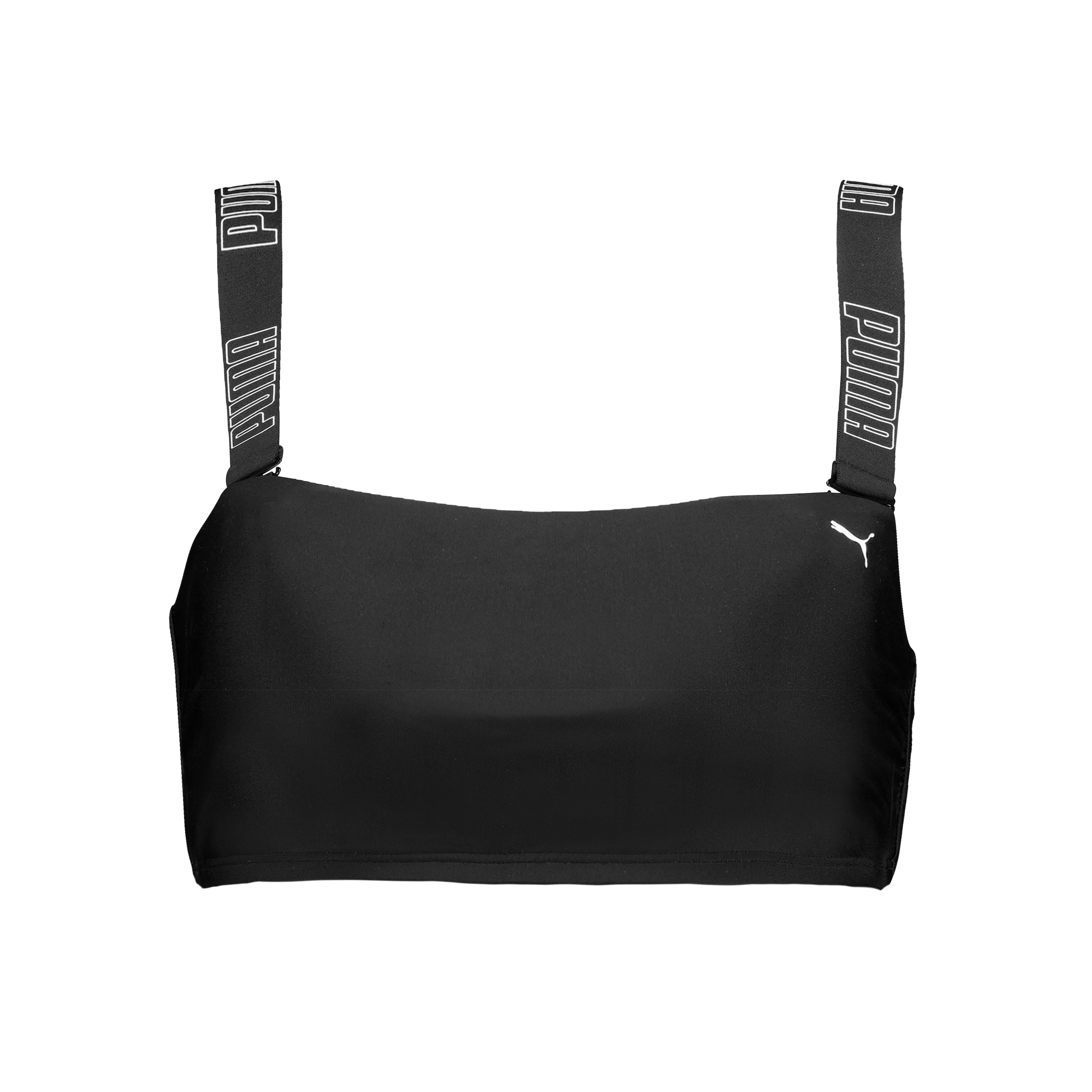 PUMA Bandeau-Bikini-Top »PUMA SWIM WOMEN BANDEAU TOP« breite, verstellbare Träger mit Logoschriftzug