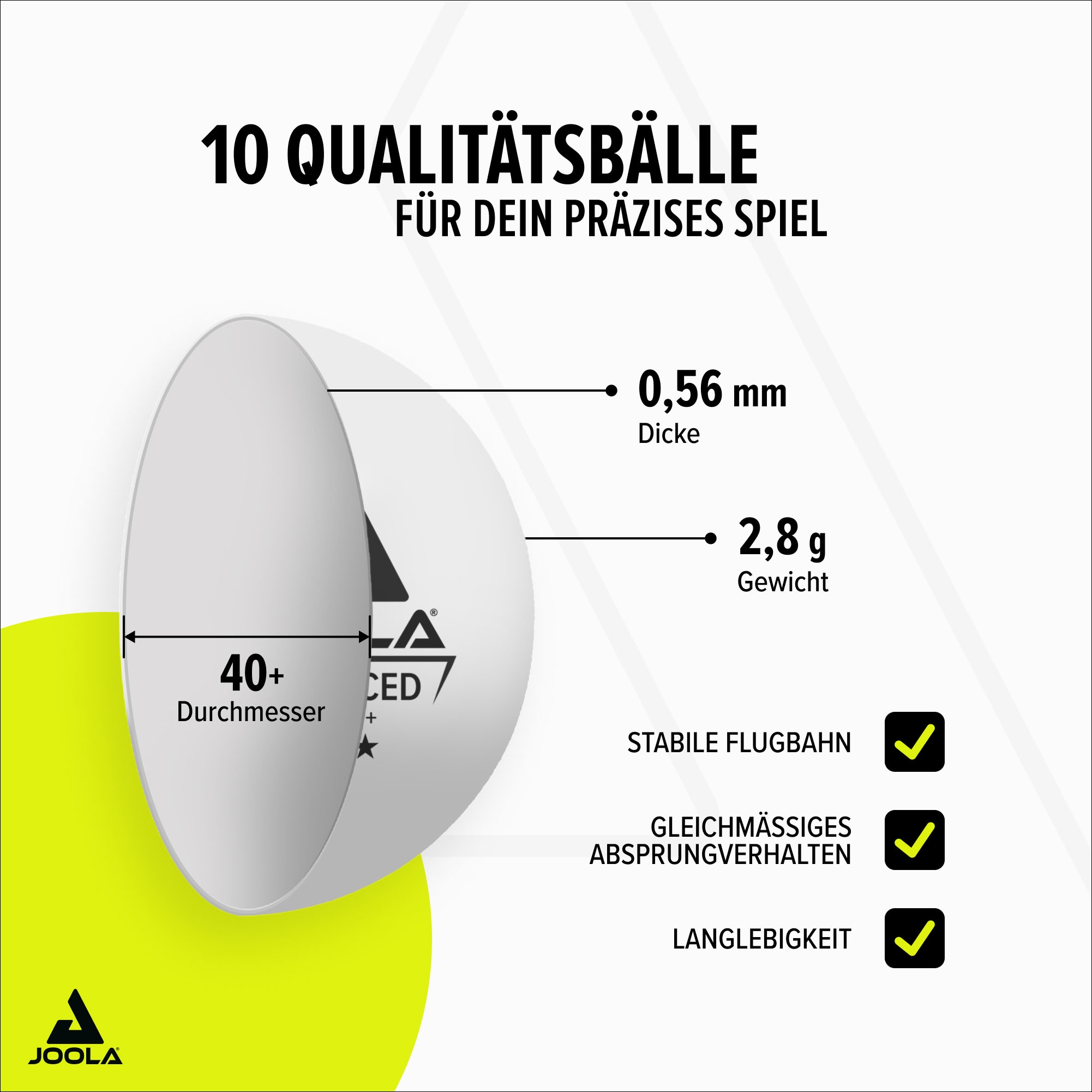 Joola Tischtennisschläger »Tischtennis-Set Quattro«