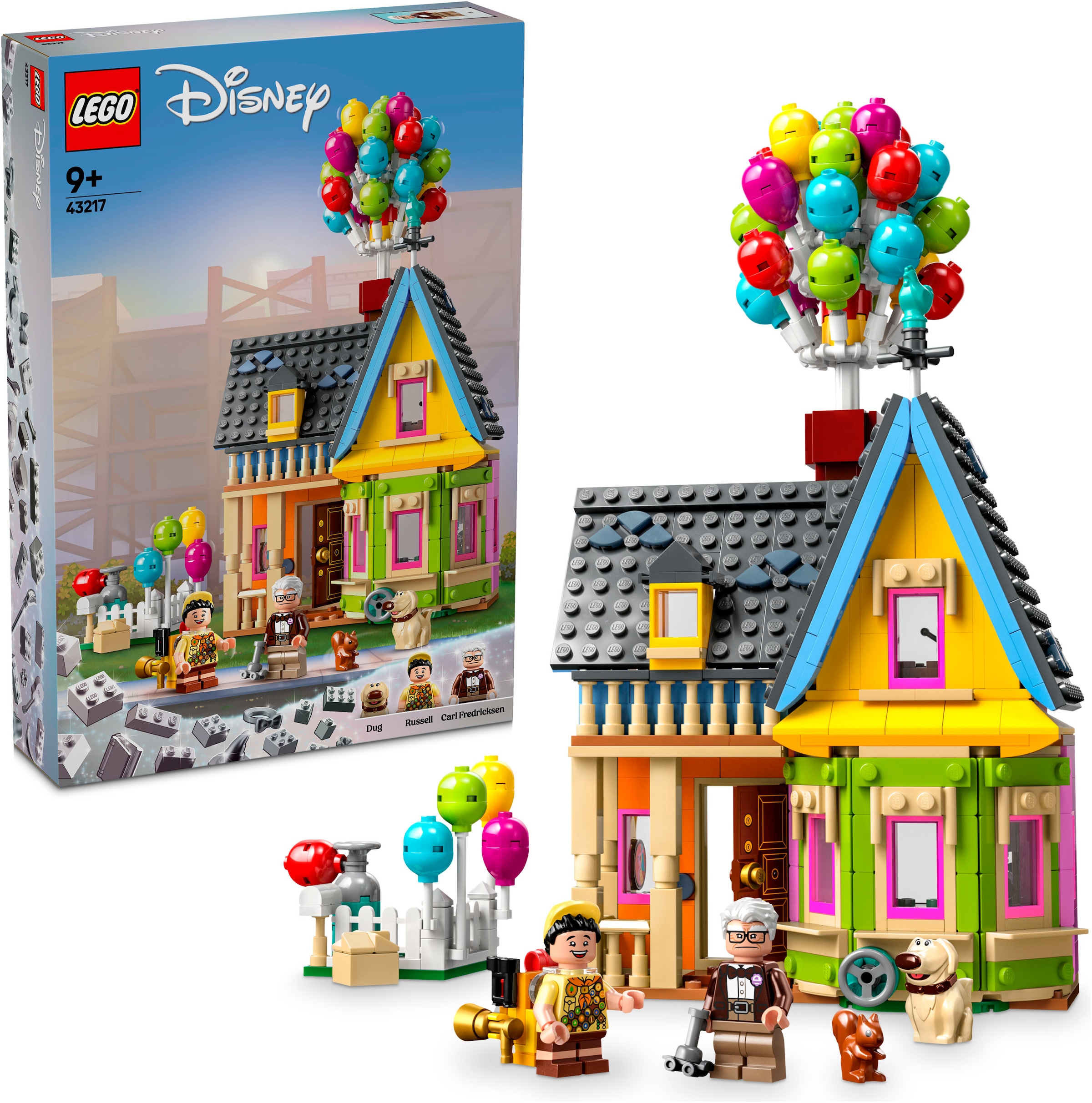 LEGO® Konstruktionsspielsteine »Carls Haus aus „Oben“ (43217), LEGO® Disney and Pixar«, (598 St.), Made in Europe