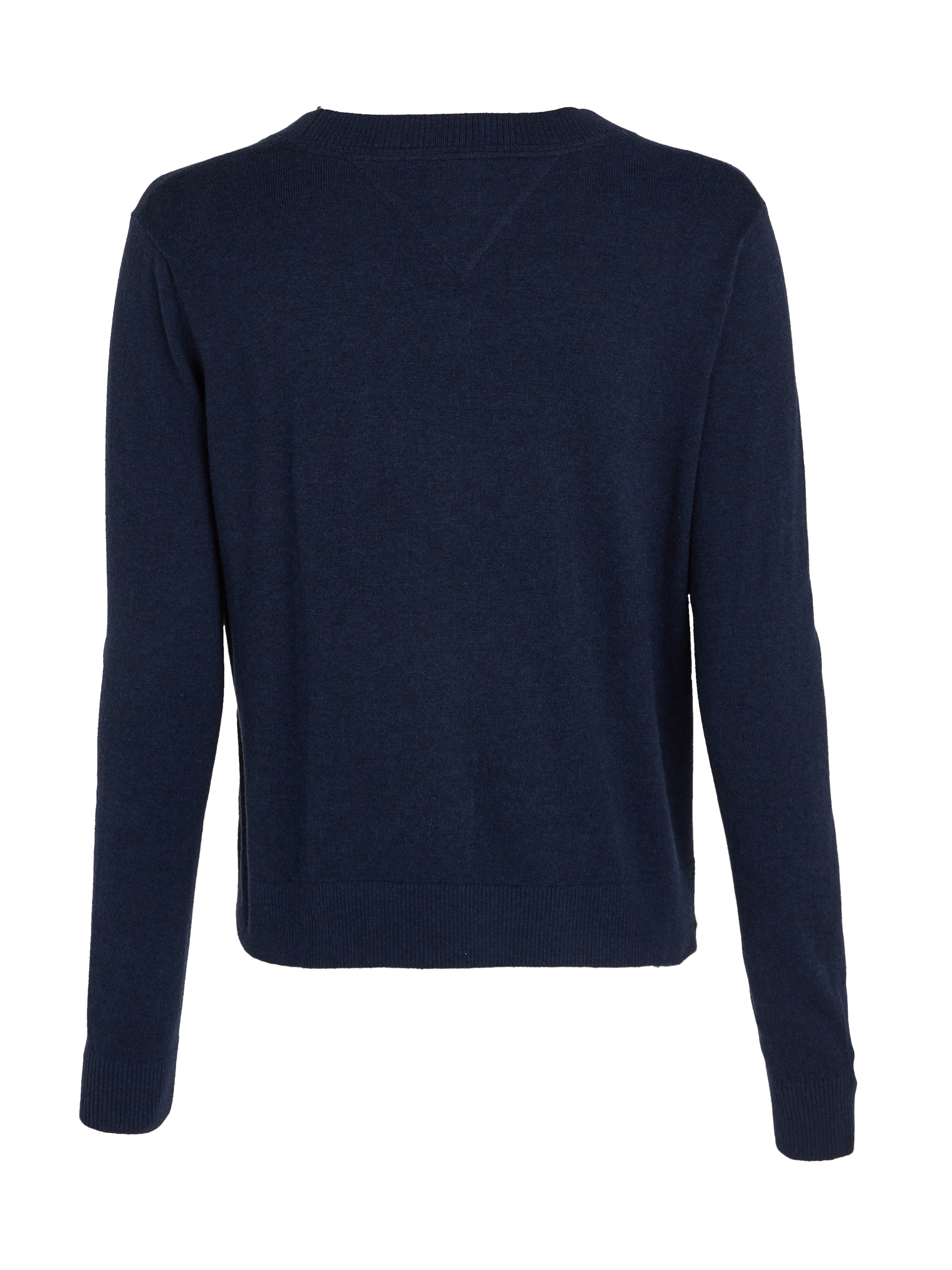 Tommy Jeans Strickpullover »TJW ESSENTIAL VNECK SWEATER EXT«, mit Logostickerei