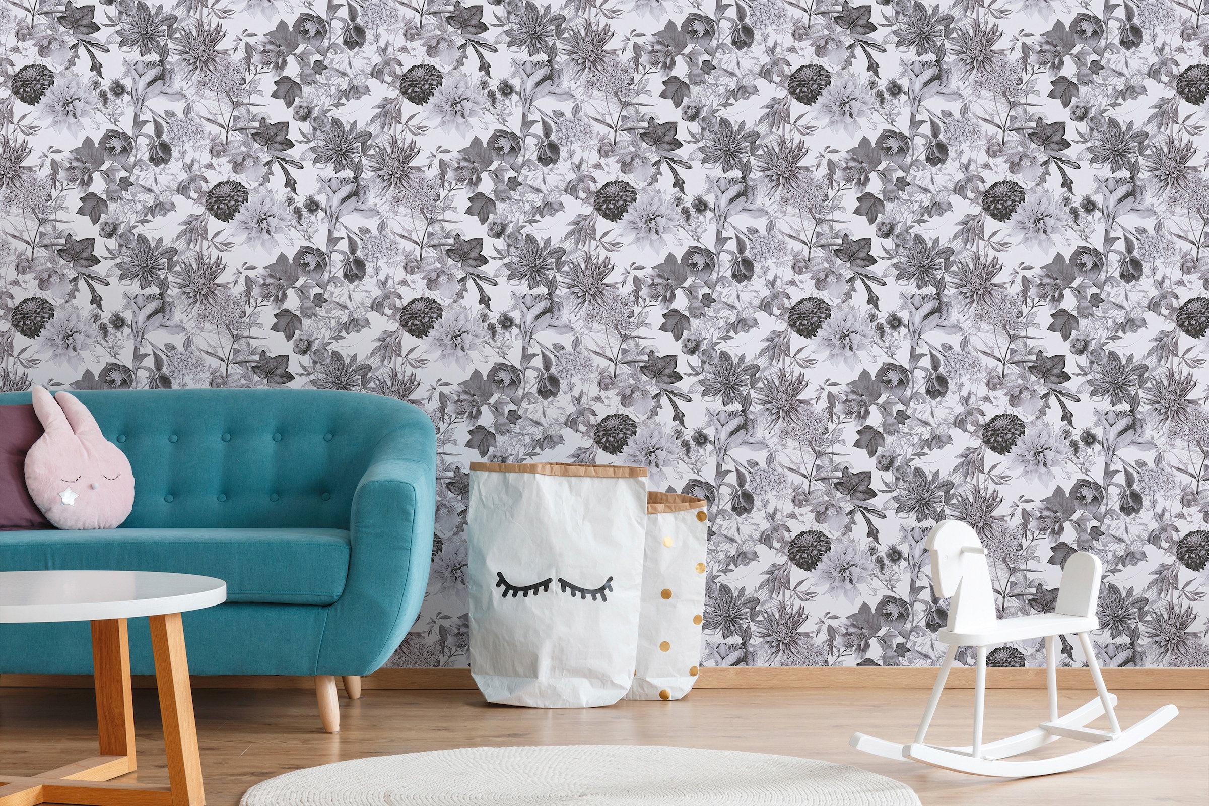 A.S. Création Vliestapete »Dream Flowery«, floral-botanisch-Wald, Florale Tapete Blumenoptik Tapeten Wohnzimmer Schlafzimmer Küche Optik