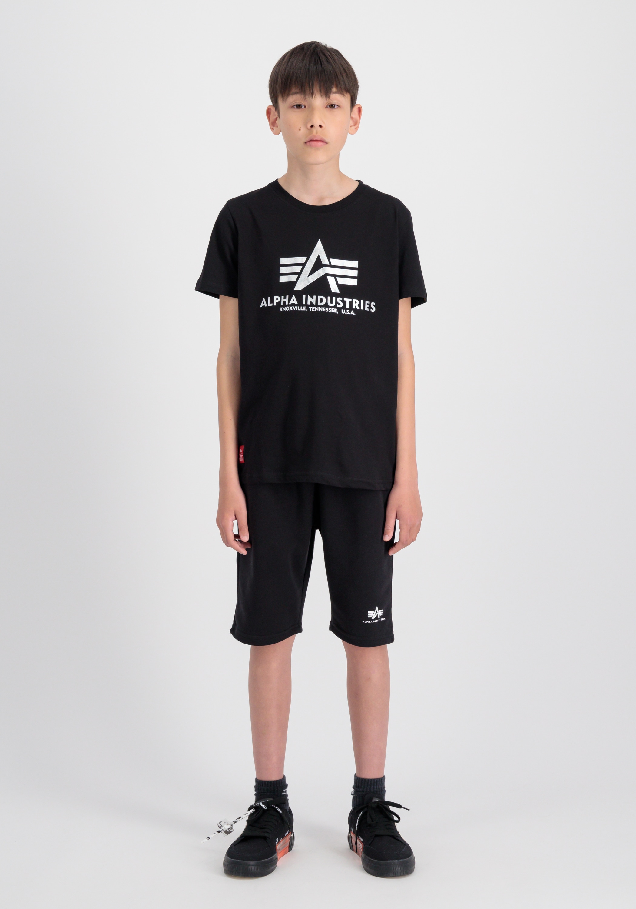 Alpha Industries T-Shirt »Alpha Industries Kids - T-Shirts Basic T Foil Print Kids«