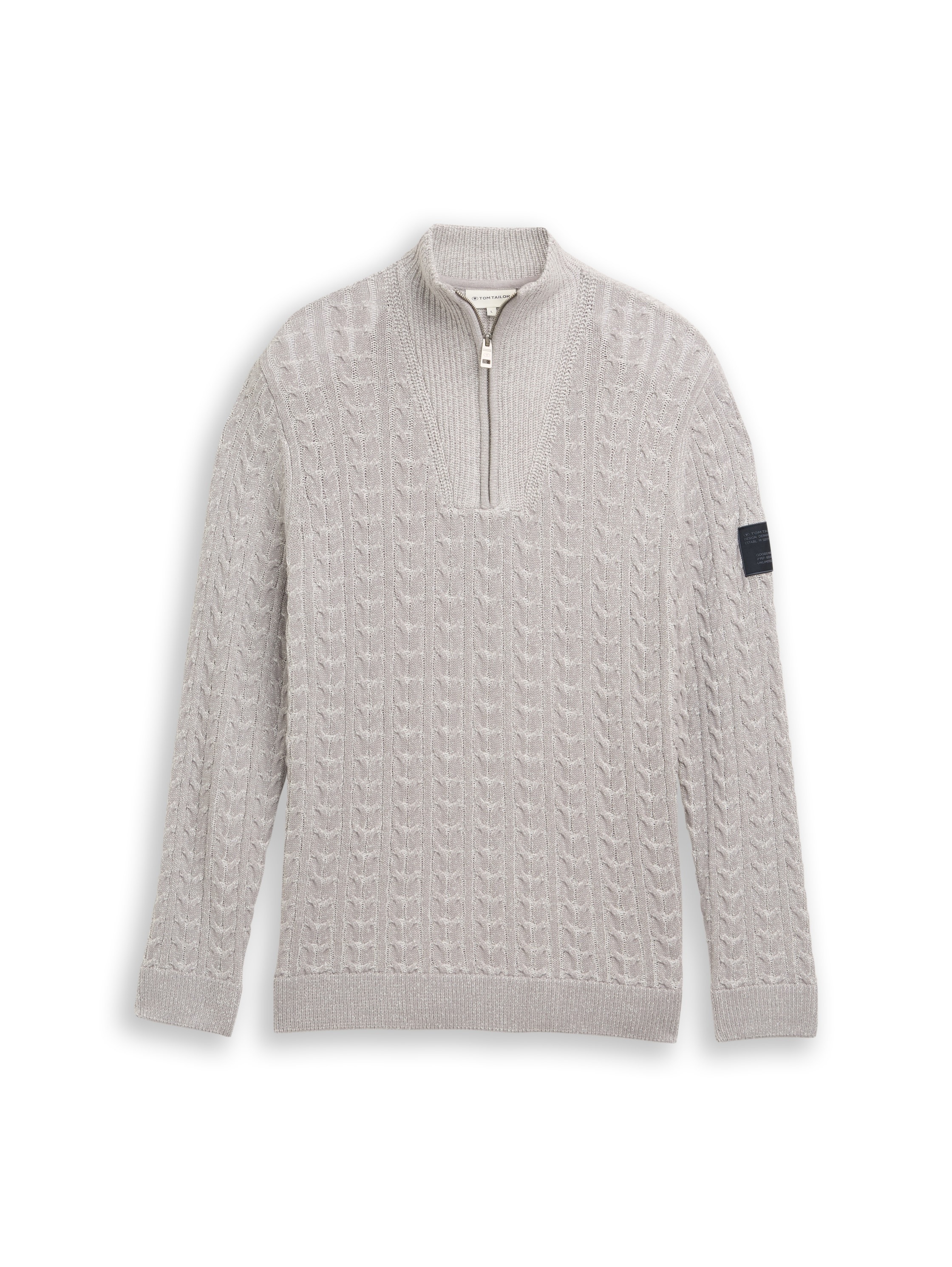 TOM TAILOR Troyer mit Rippbündchen