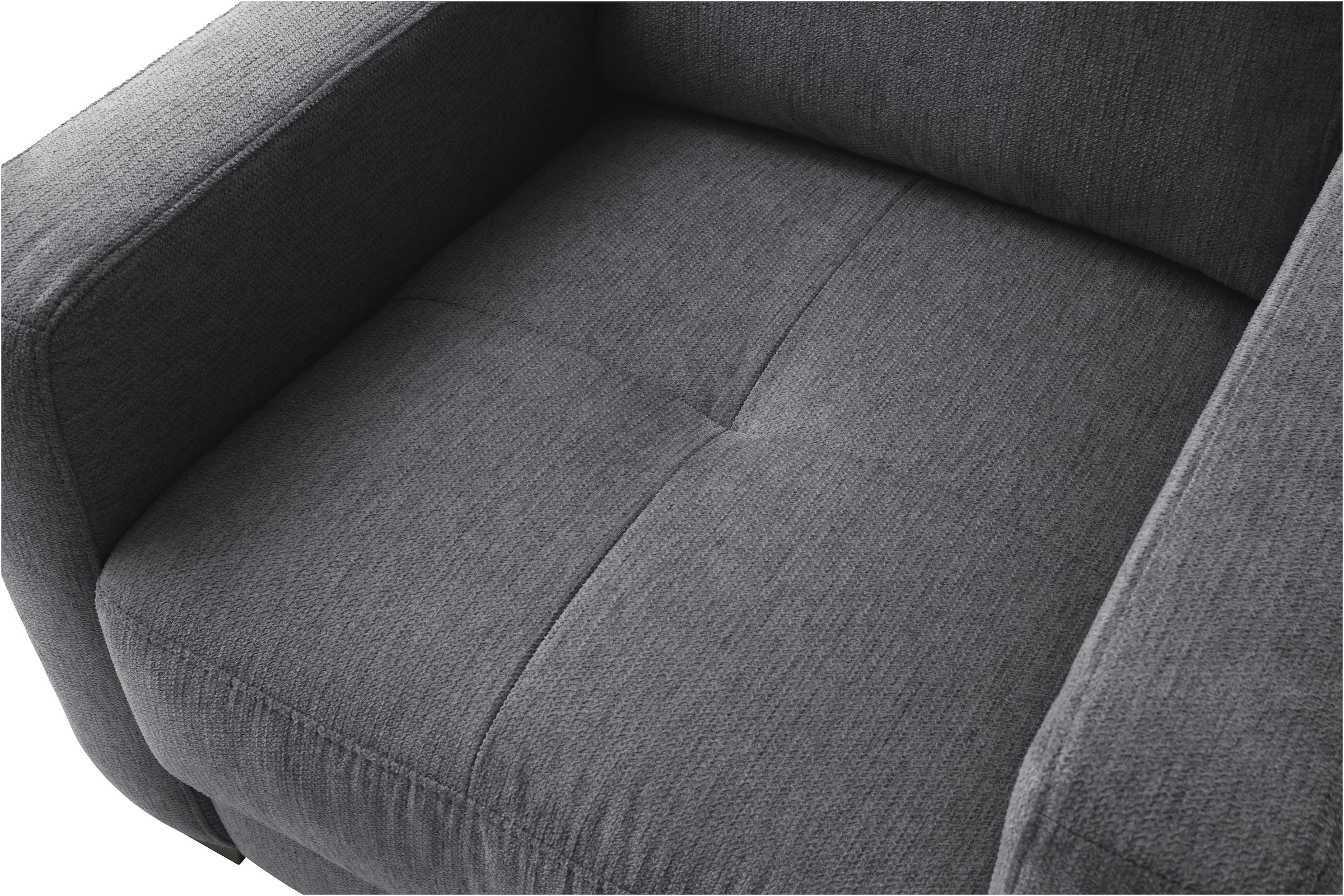 Mr. Couch Sessel »Pierre de Luxe mit Holzfüßen«, (1 St.), Mit Boxpring-Taschenfederkern