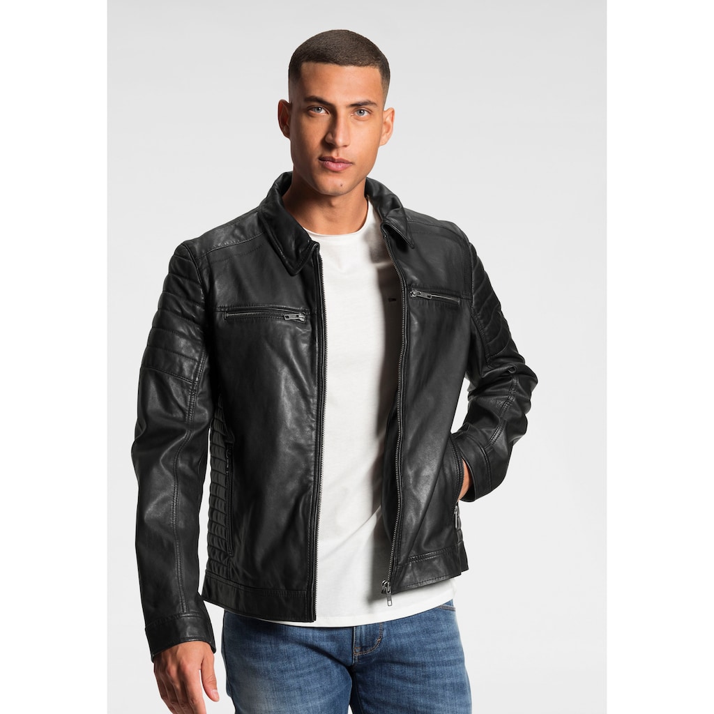 Bruno Banani Lederjacke »William«