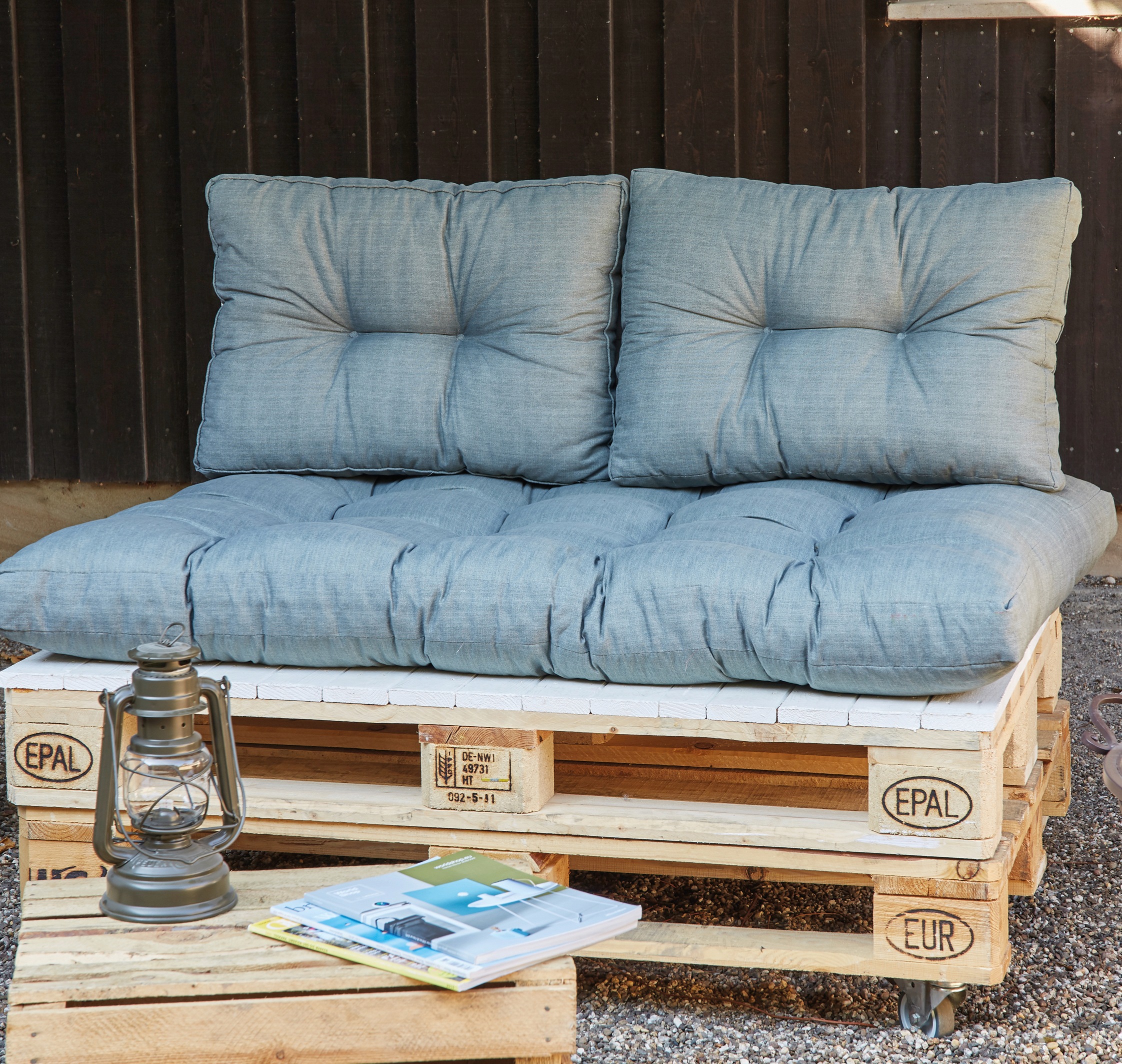 Madison Auflagekissen »Basic« Palettenkissen, ca. 120x80x12 cm