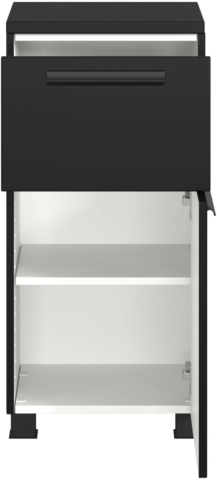 welltime Badmöbel-Set »SALVADA, 5tlg-Set, gedämpfte Scharniere, Softclose, Keramikbecken« Maße (B/T/H): 180/47,5/200 cm, 