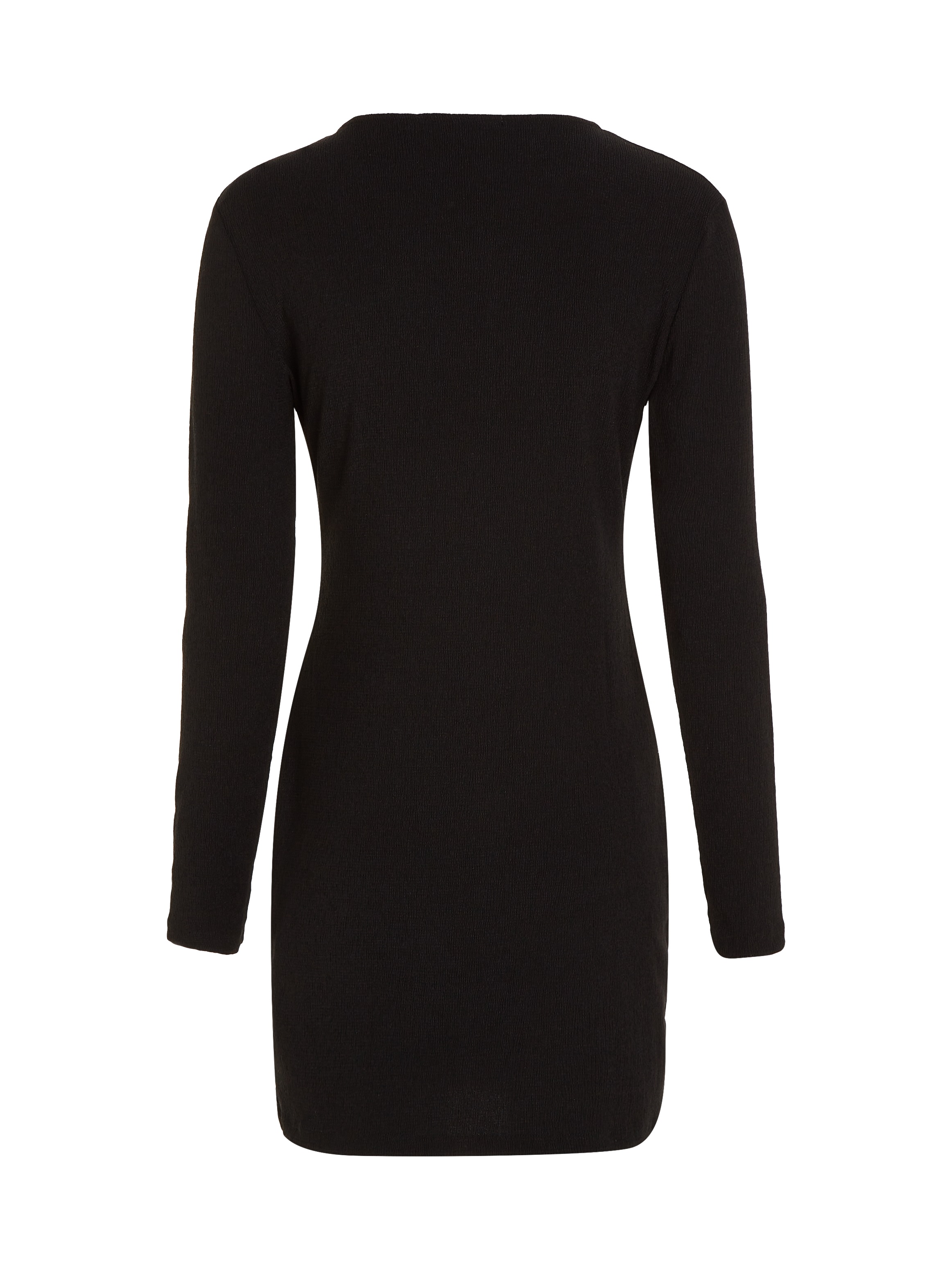 Calvin Klein Jeans Bleistiftkleid »FRONT SPLIT WRAP LS DRESS«