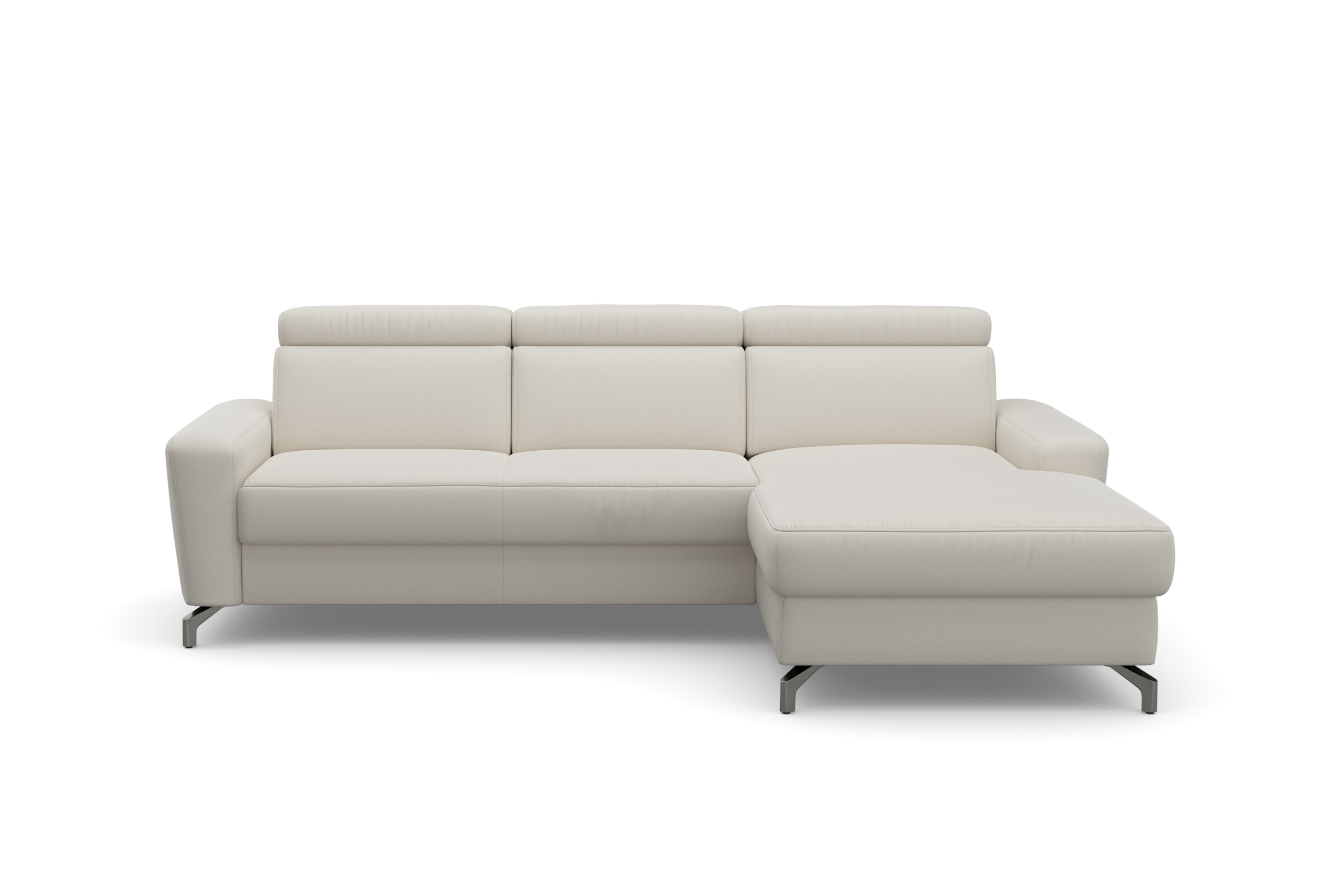 sit&more Ecksofa »Scarlett L-Form«, inklusive Kopfteilverstellung, wahlweise mit Bettfunktion, Bettkasten
