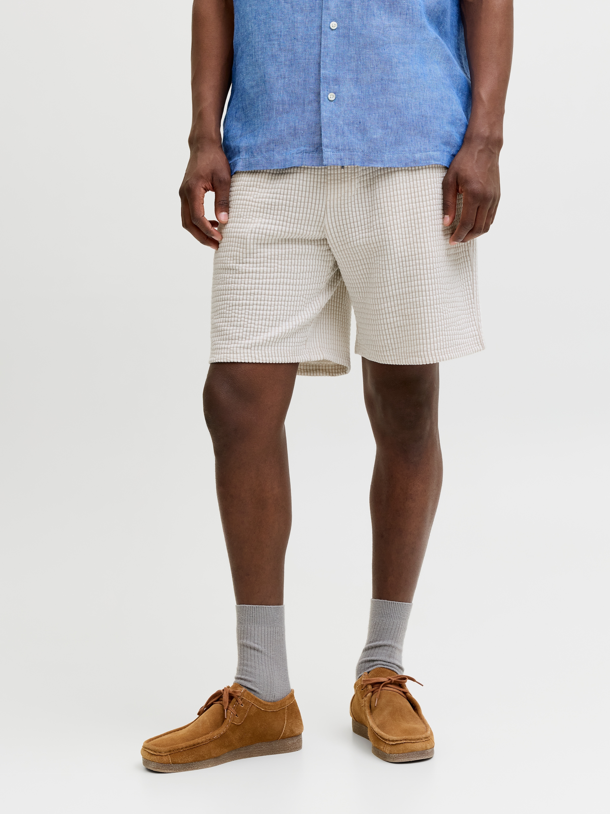 Jack & Jones Shorts »JPSTKARL MAY JOGGER SHORTS REG RET«  aus Baumwollmischung, mit elastischem Bund, in Stretch-Qualität