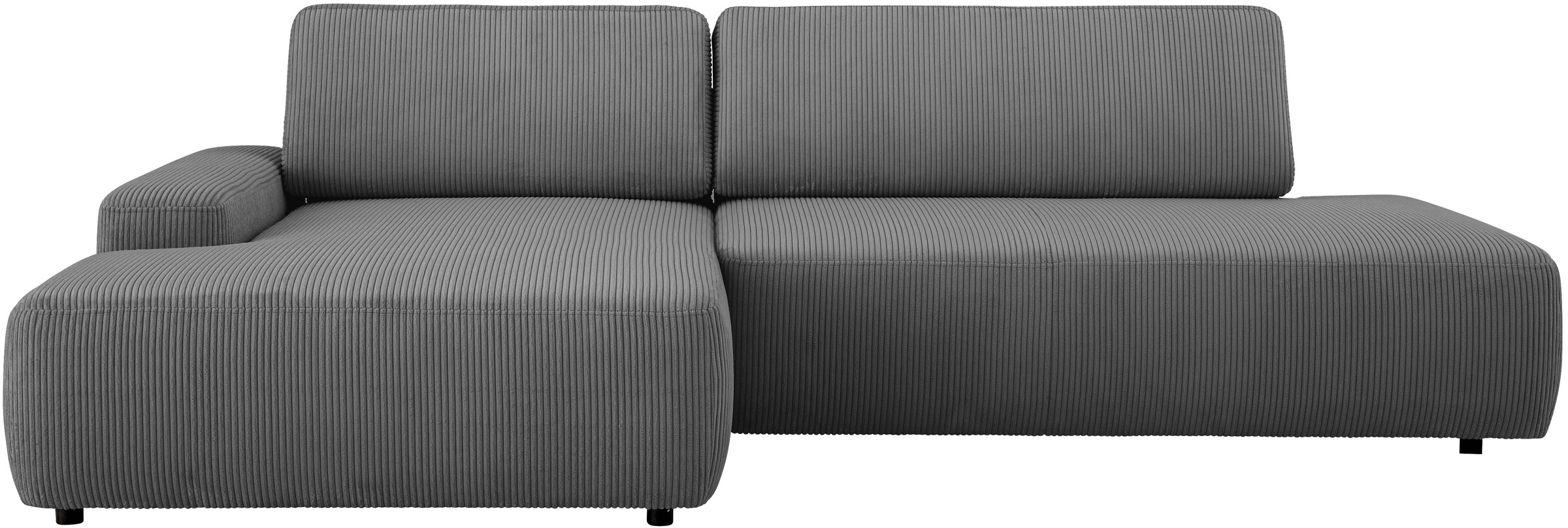 Home affaire Ecksofa »TORGE, Schlafsofa Cord, Samtvelours u. Strukur fein, günstig online kaufen