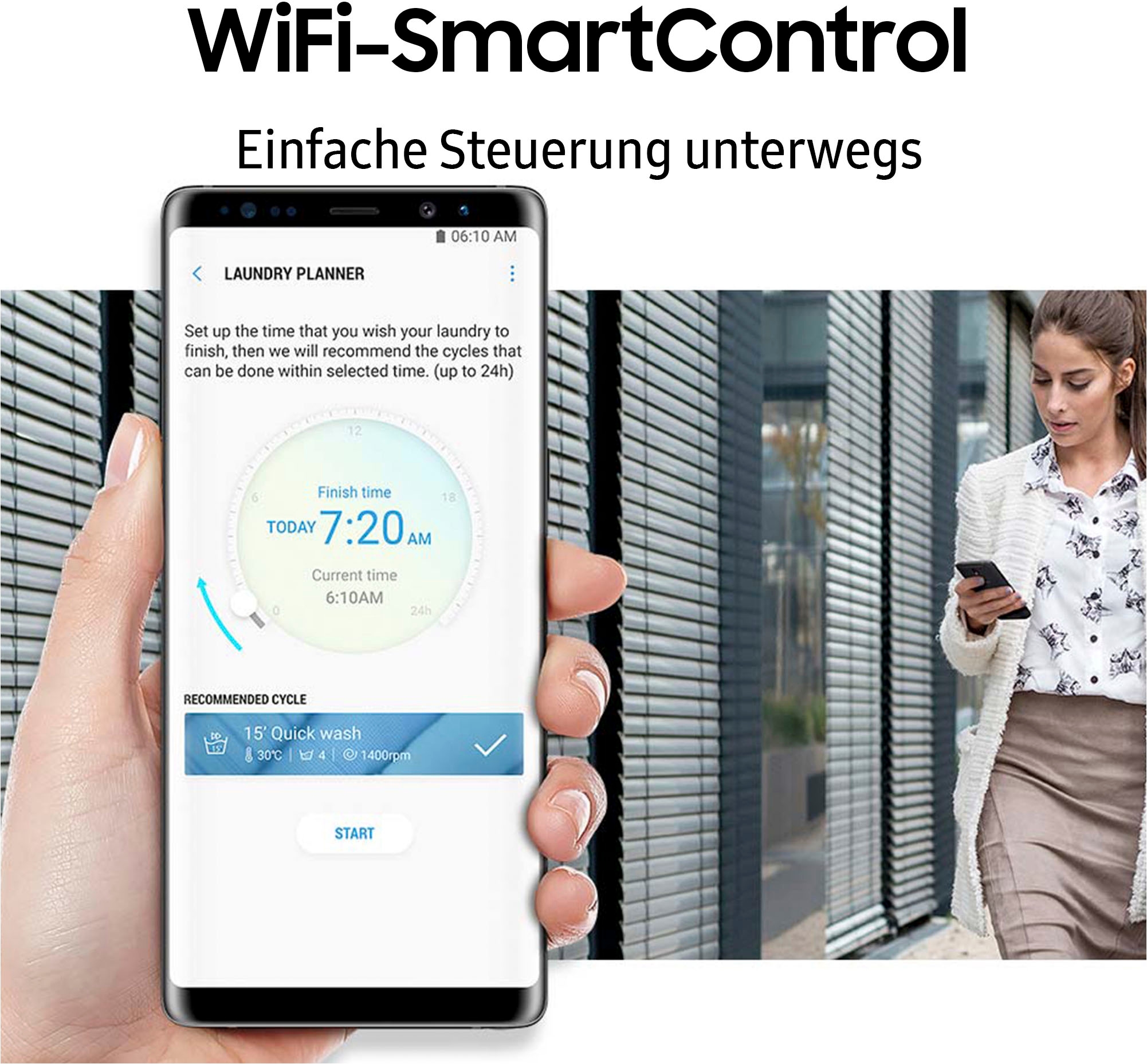 Samsung Waschmaschine WW5000C »WW9ECGC04AAE2019«, 9 kg, 1400 U/min