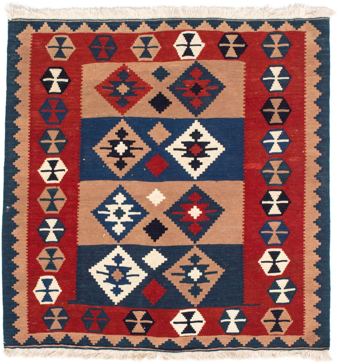 morgenland Wollteppich »Kelim - Oriental quadratisch - 100 x 97 cm - mehrfa günstig online kaufen