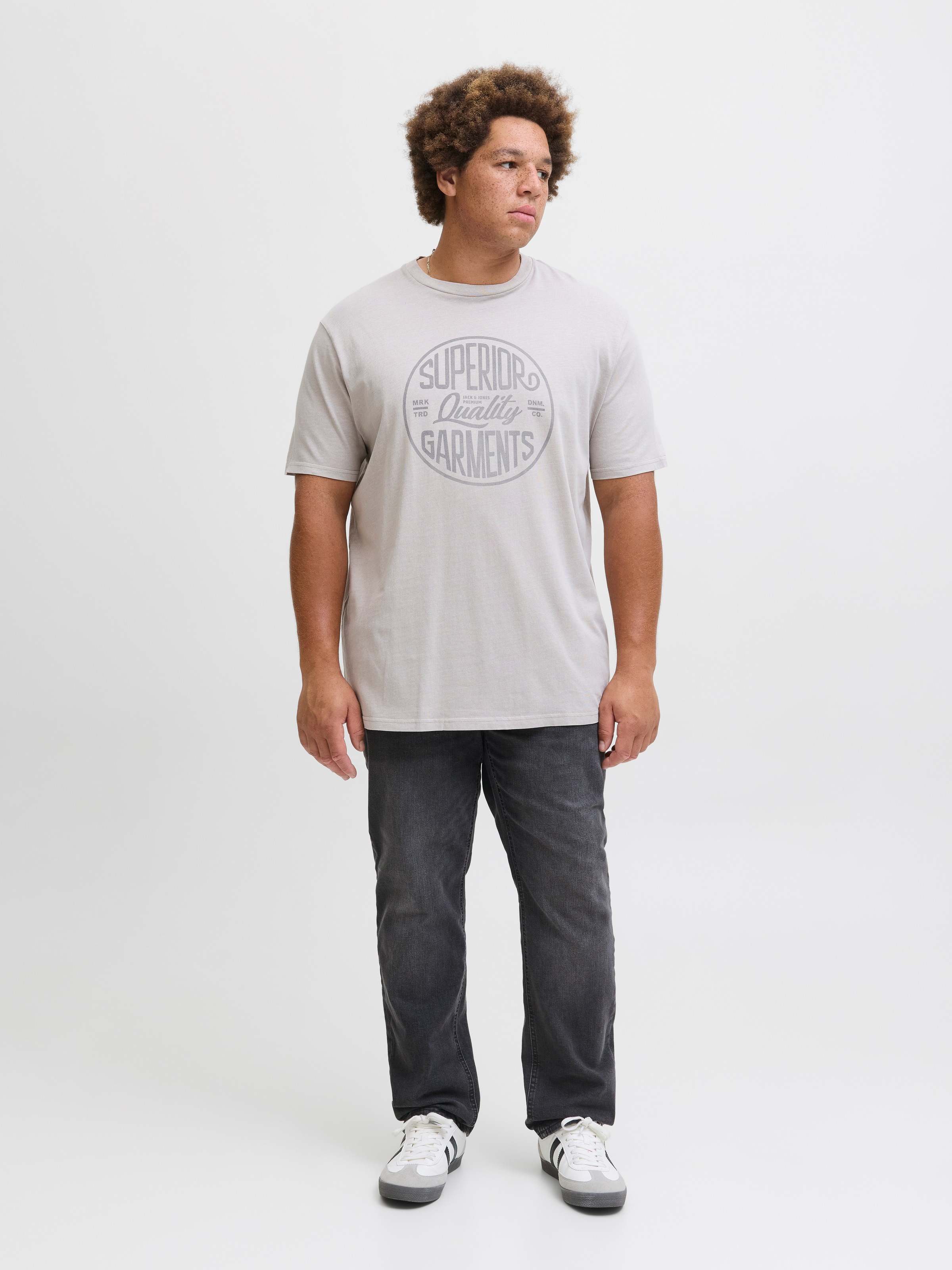 Jack & Jones PlusSize Slim-fit-Jeans »JJIGLENN JJORIGINAL MF 071 NOOS PLS«