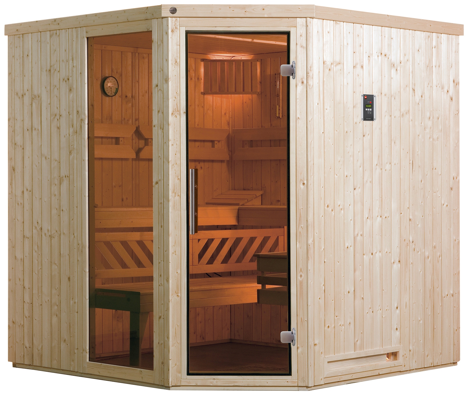 weka Sauna »Varberg 3« 7,5 kW Bio-Ofen mit ext. Steuerung