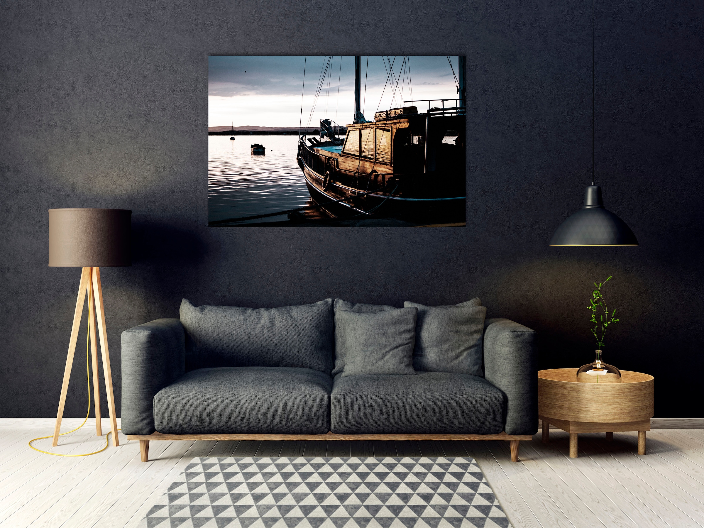queence Acrylglasbild »Epstein«, Himmel-Meer-Spa-Spa Bilder-Schiffe-Meer Bi günstig online kaufen