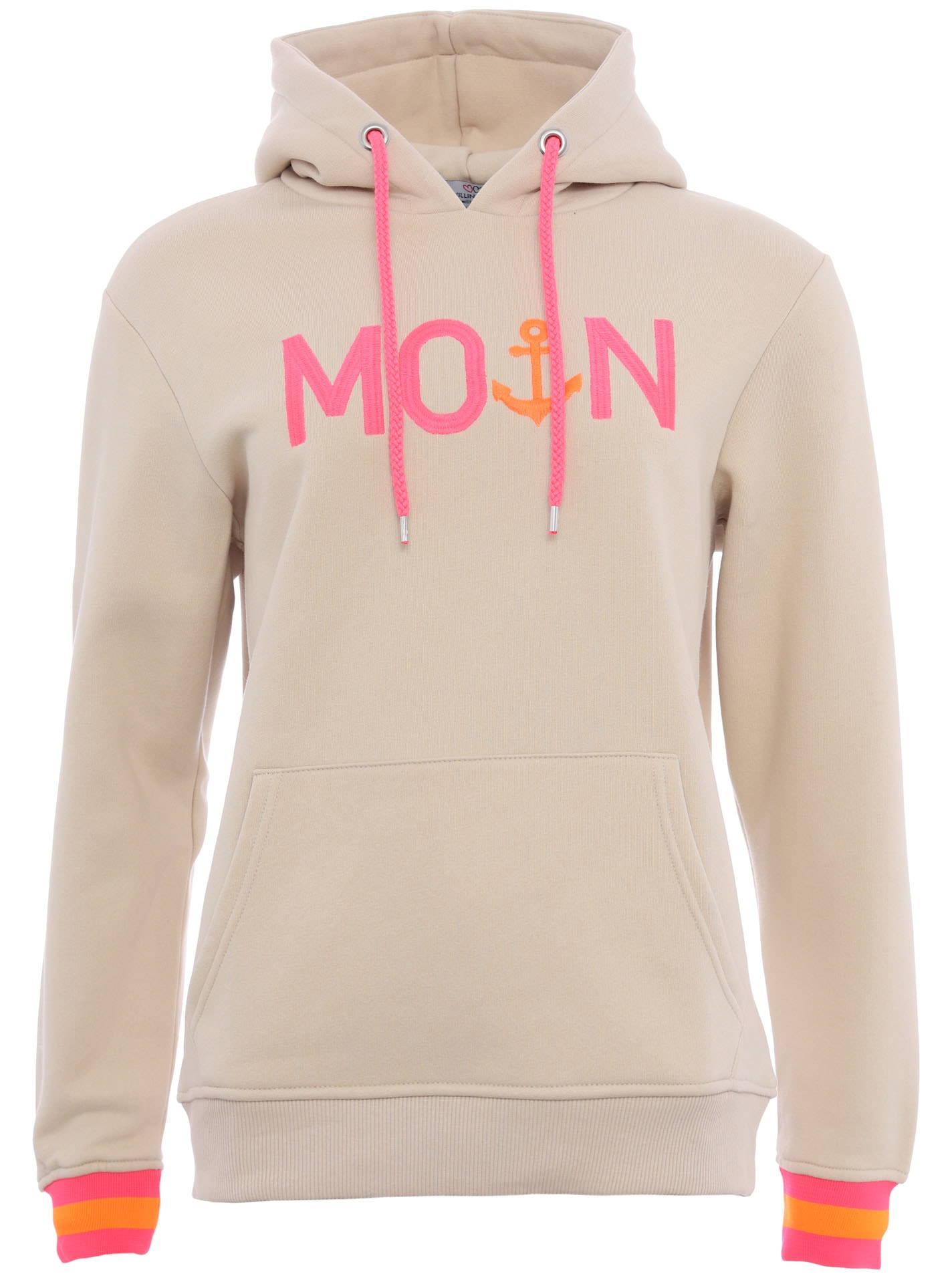 Zwillingsherz Hoodie »"Rahel"«, Mit Kontrastbündchen und Fronttasche